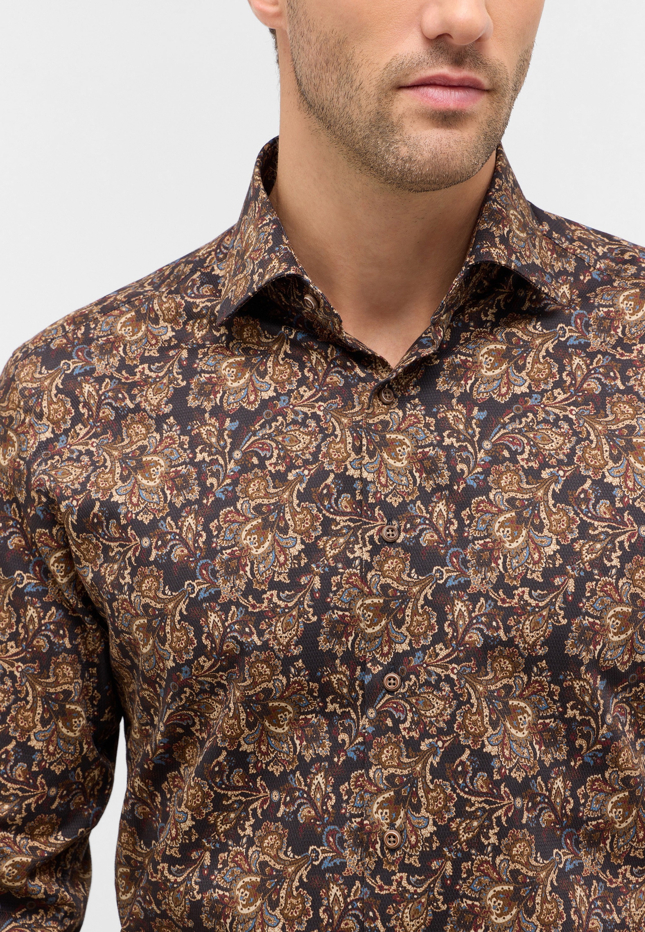 Thumbnail - Eterna Langarmhemd "MODERN FIT", NON IRON (bügelfrei)