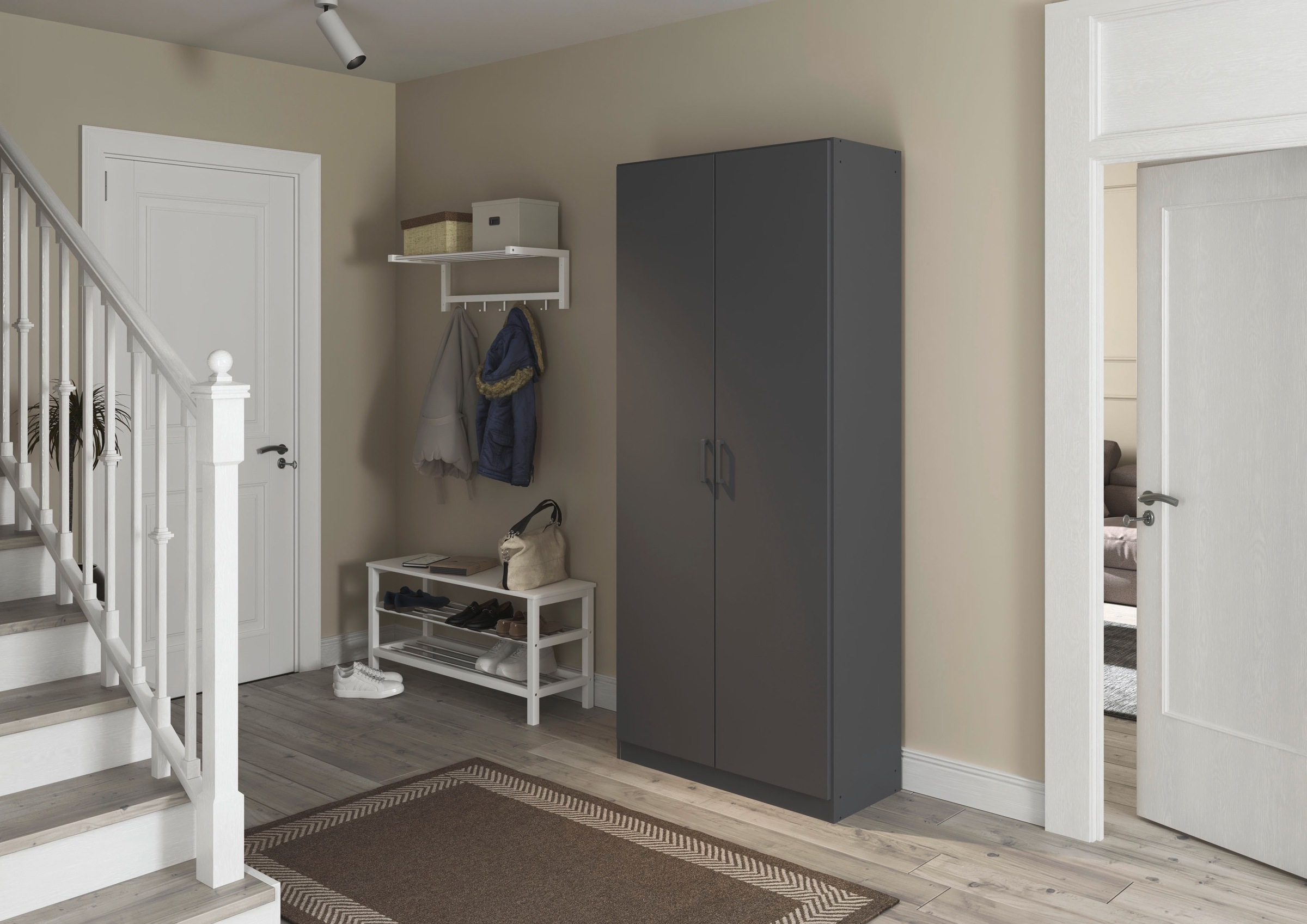 rauch Mehrzweckschrank "Garderobe Kleiderschrank Schrank Schuhschrank Putzs günstig online kaufen