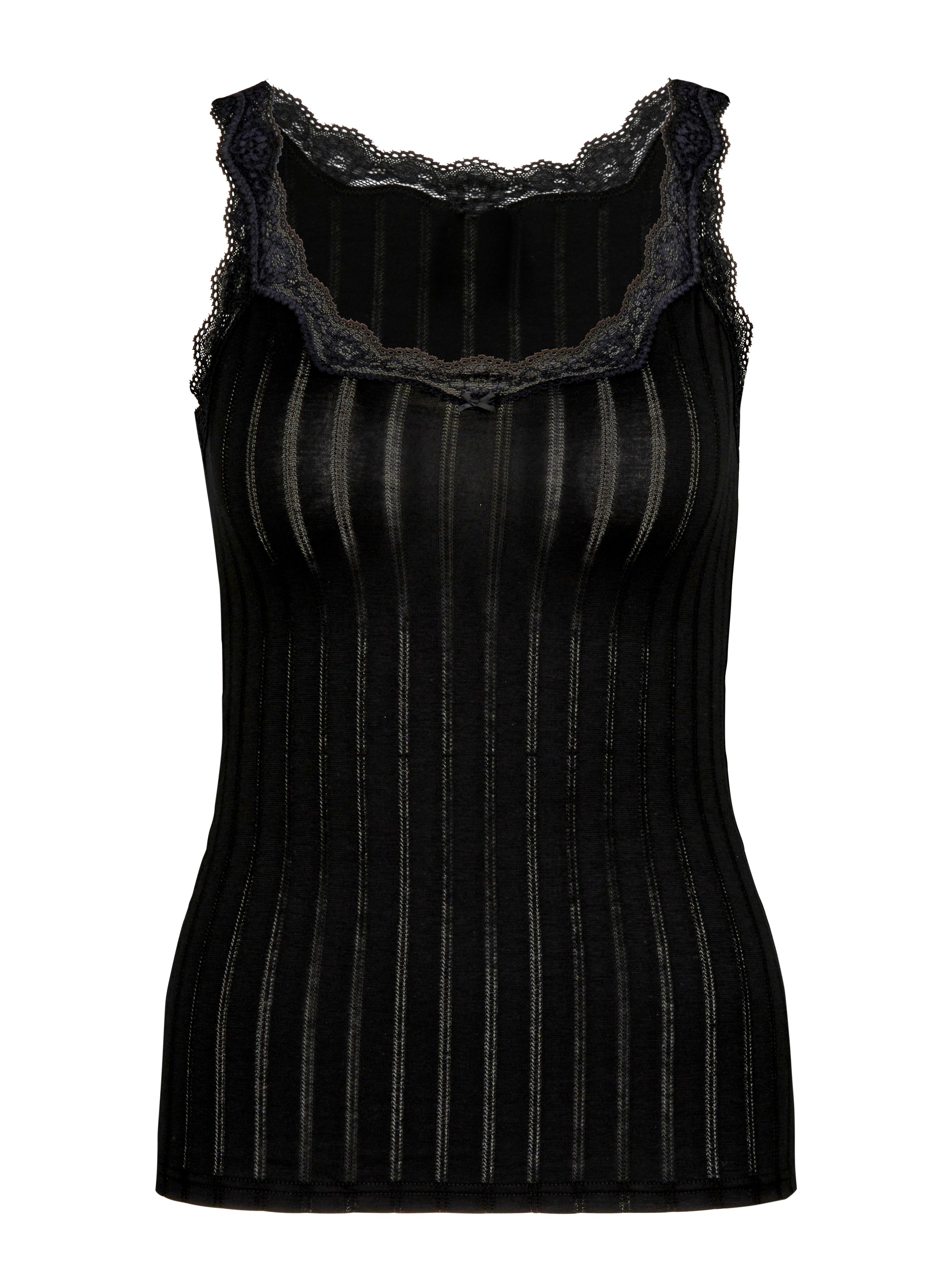CALIDA Tanktop "Etude Toujours", zarte Spitze, Nadelstreifen-Design, Cotton günstig online kaufen