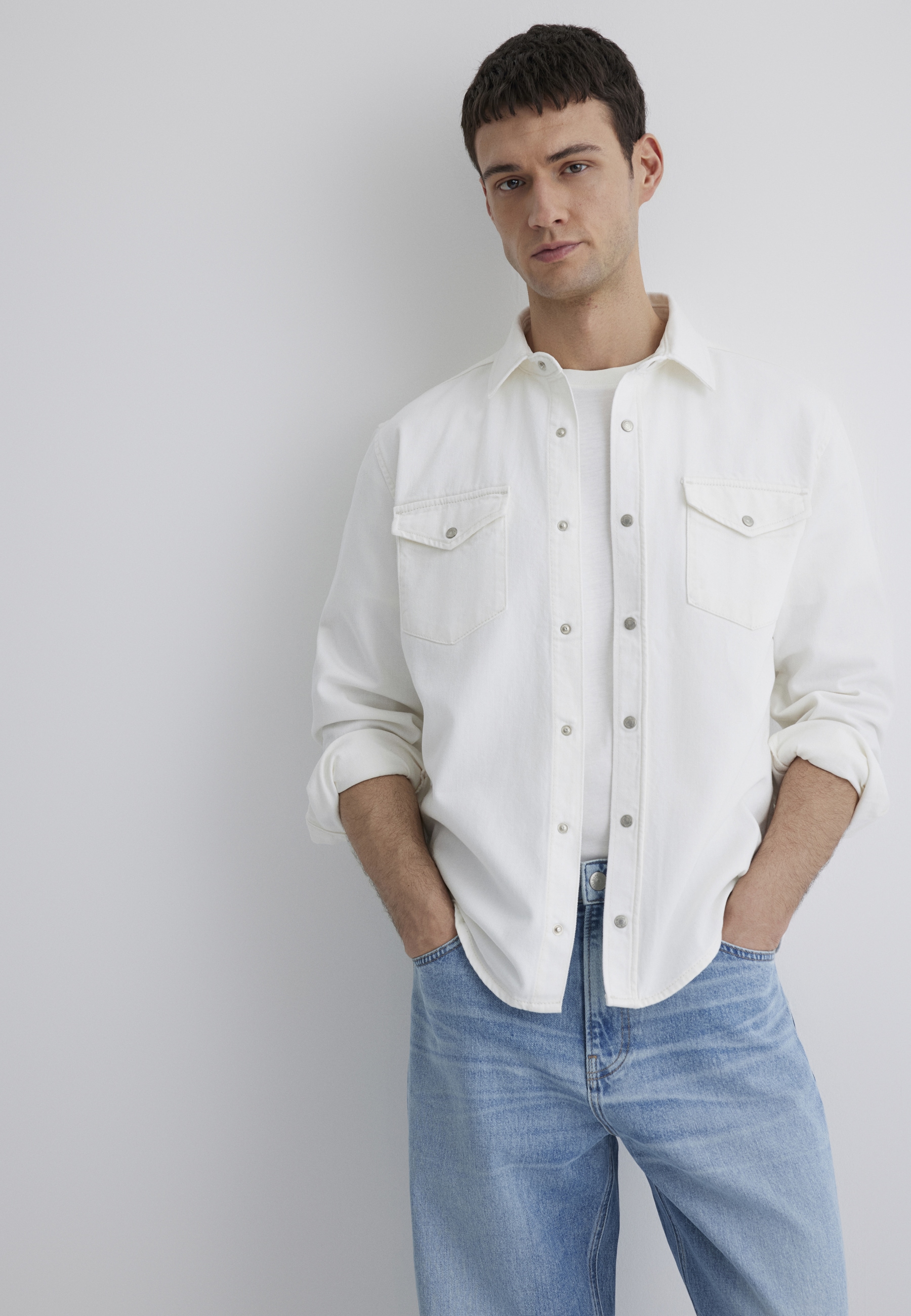 Mavi Jeanshemd »TED«, Classic Denim Shirt