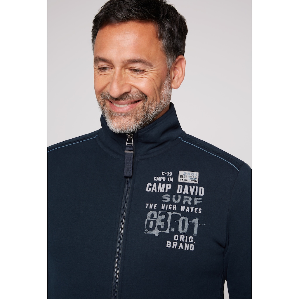 CAMP DAVID Sweatjacke