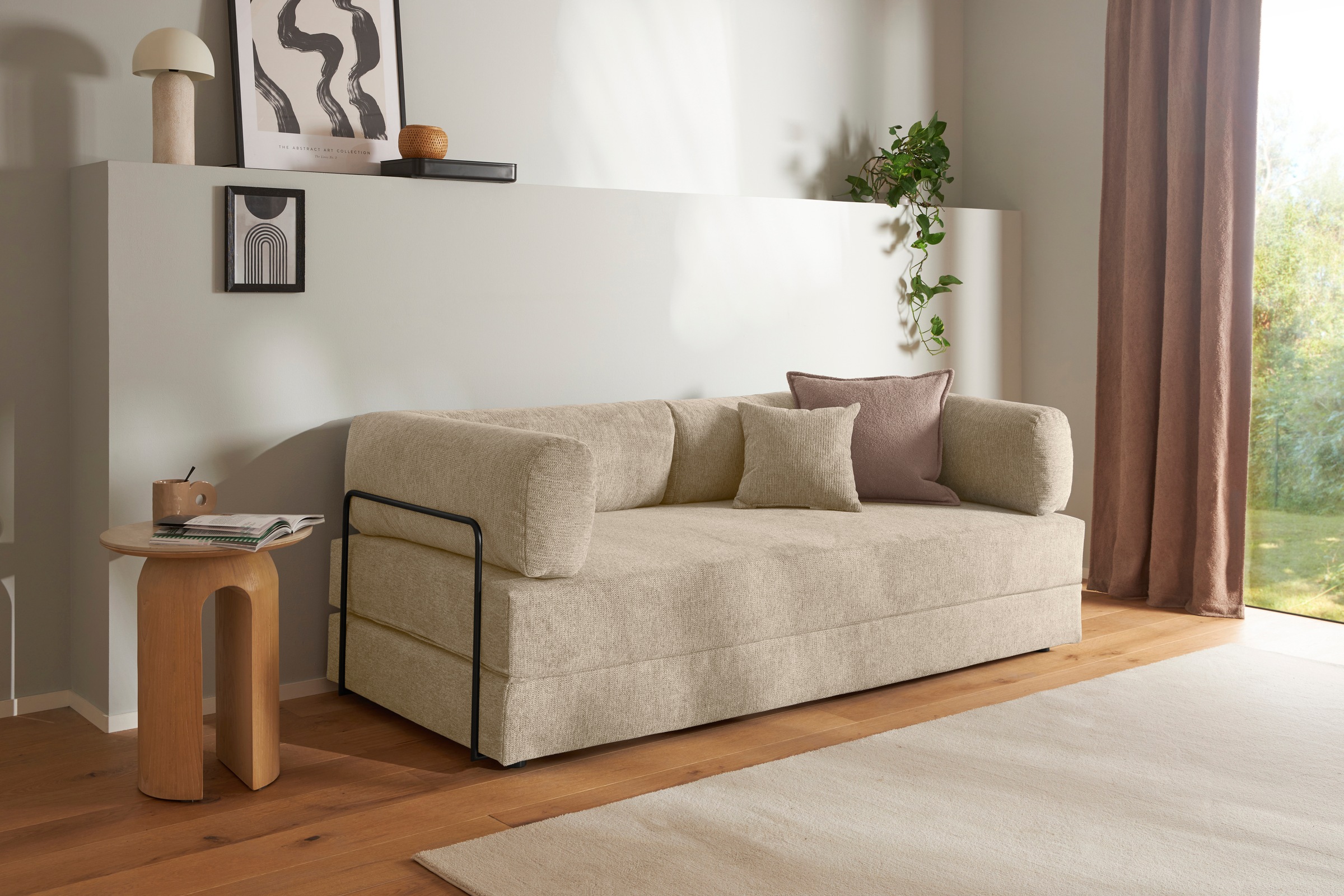 homsy by Ana Johnson Schlafsofa "Folda, Dauerschläfer, Breite 206 cm, Liege günstig online kaufen