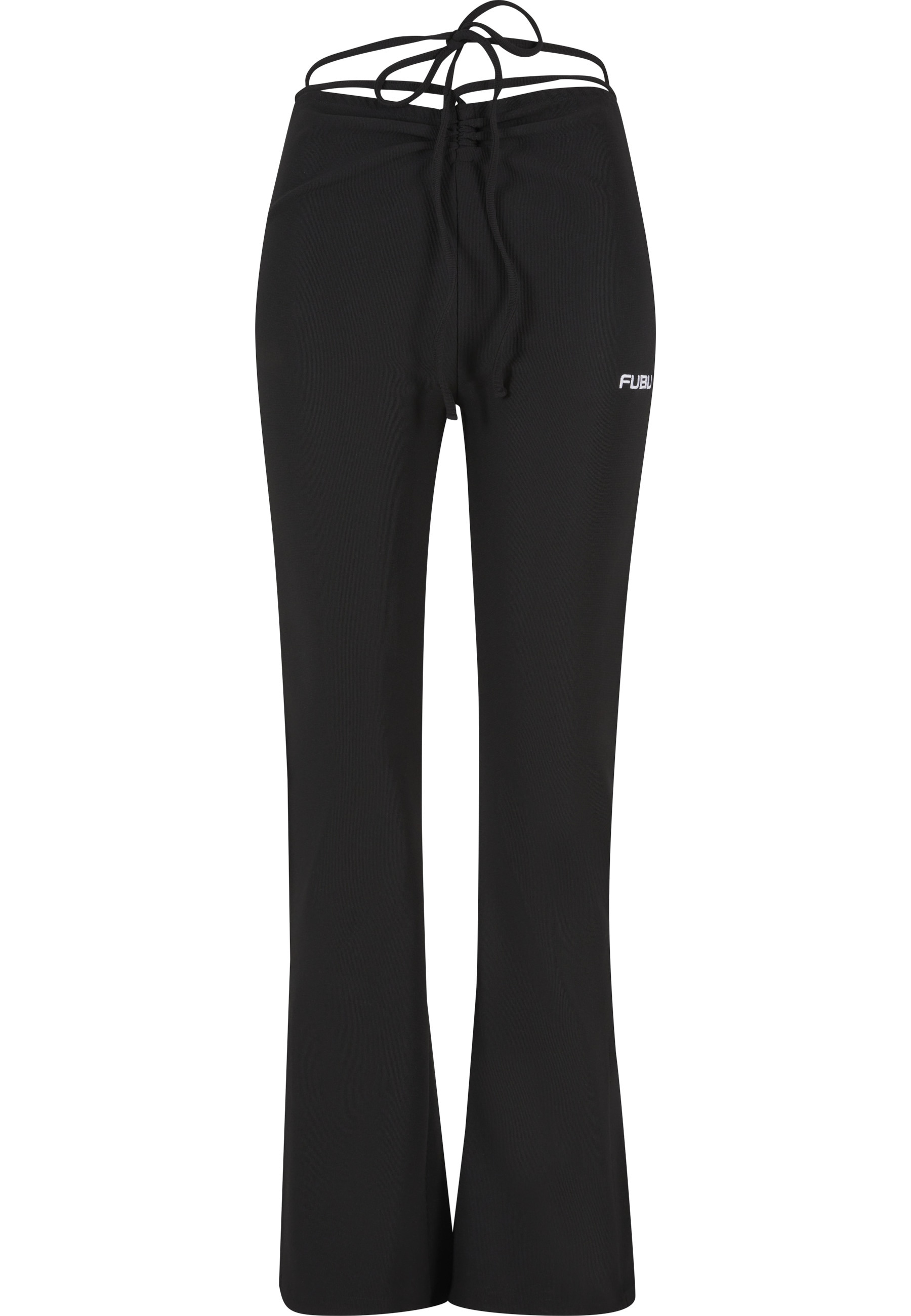 Fubu Stoffhose "Fubu Damen FW221-028-1 Corporate Slit Wide Leg Pants"
