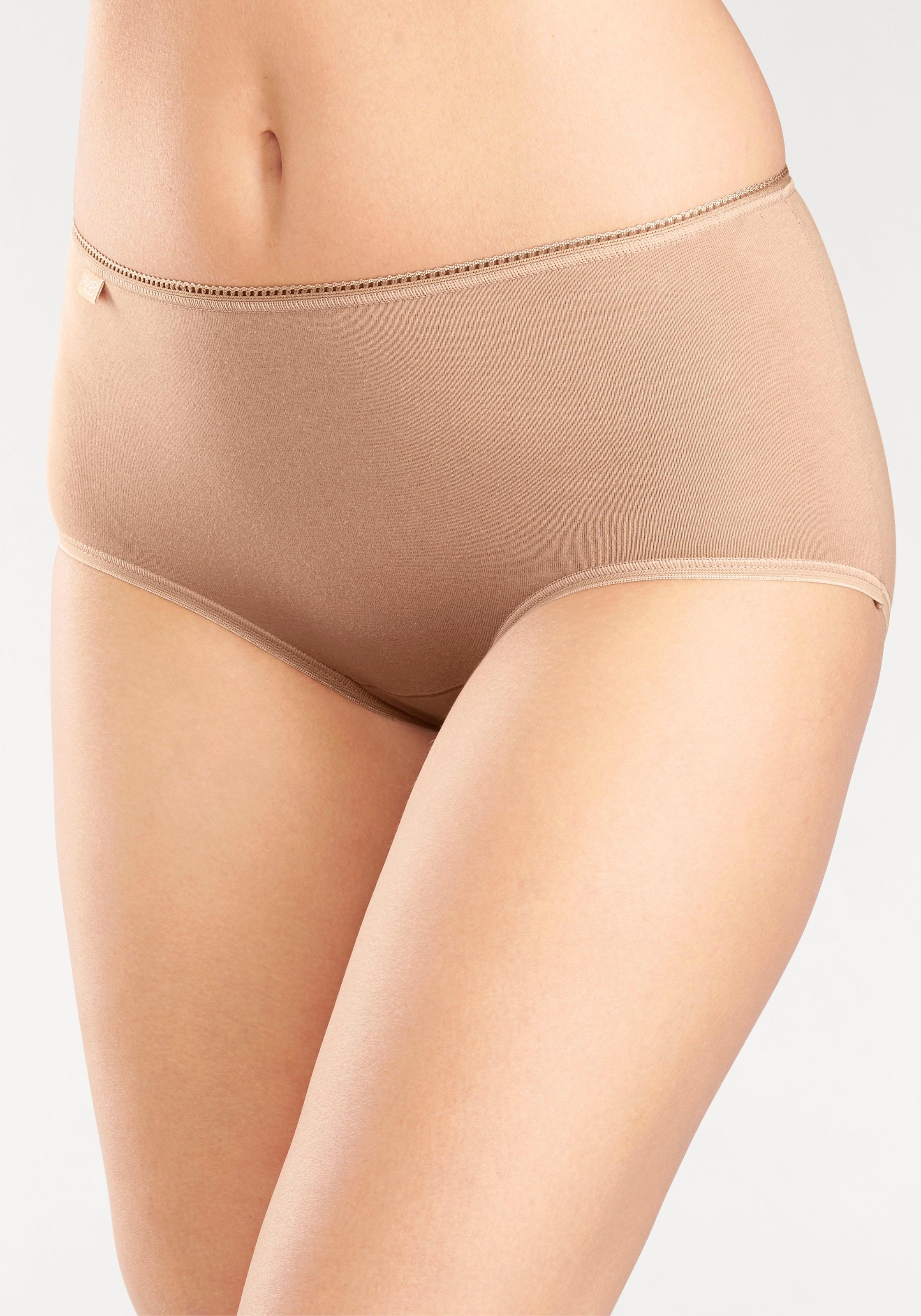 sloggi Midislip "24/7 Cotton Midi C3P", (3er Pack), Elastikbund mit Spitze, günstig online kaufen