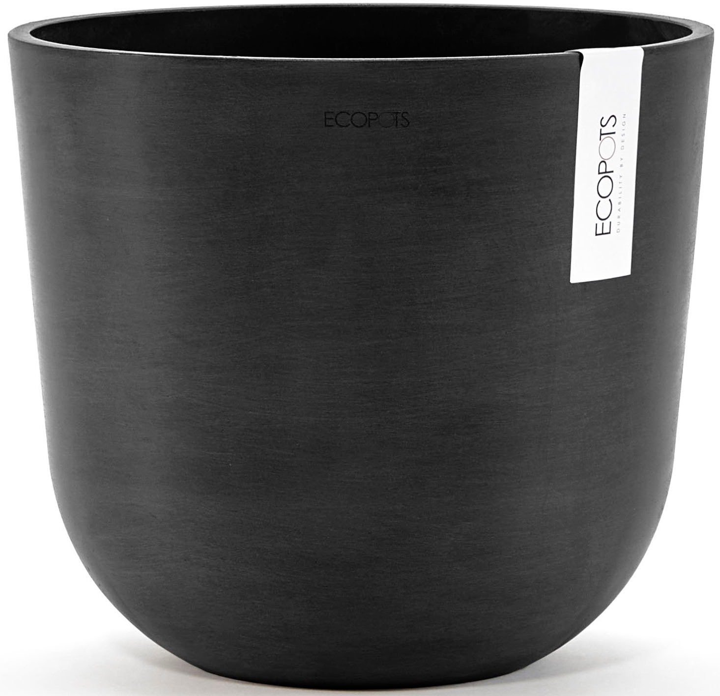 ECOPOTS Blumentopf »Oslo 25 + Wassersystem Dunkelgrau« für innen und außen: frostsicher, bruchsicher und lichtbeständig