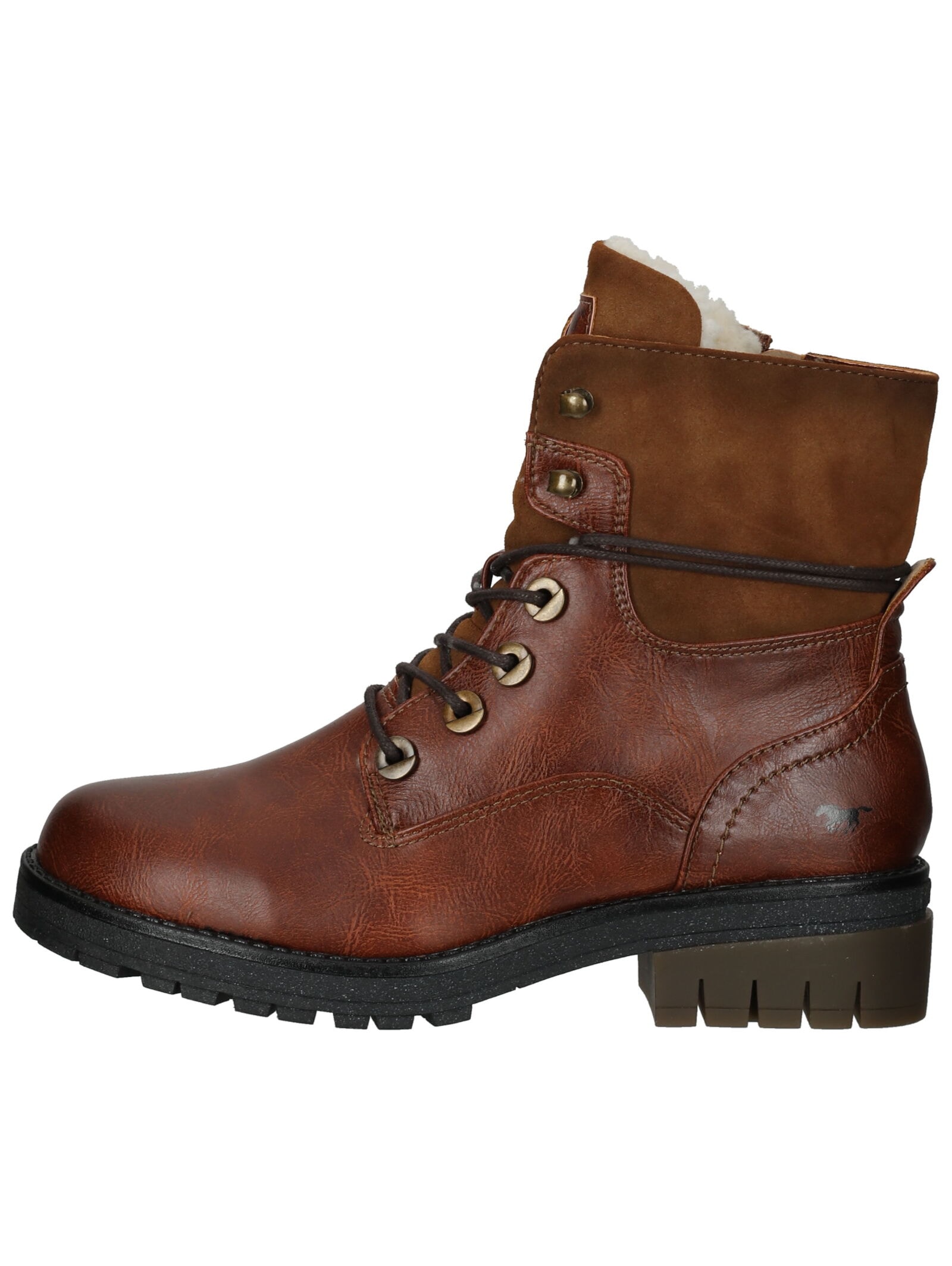 Mustang Shoes Schnürstiefelette »Mustang Shoes Stiefelette Lederimitat«