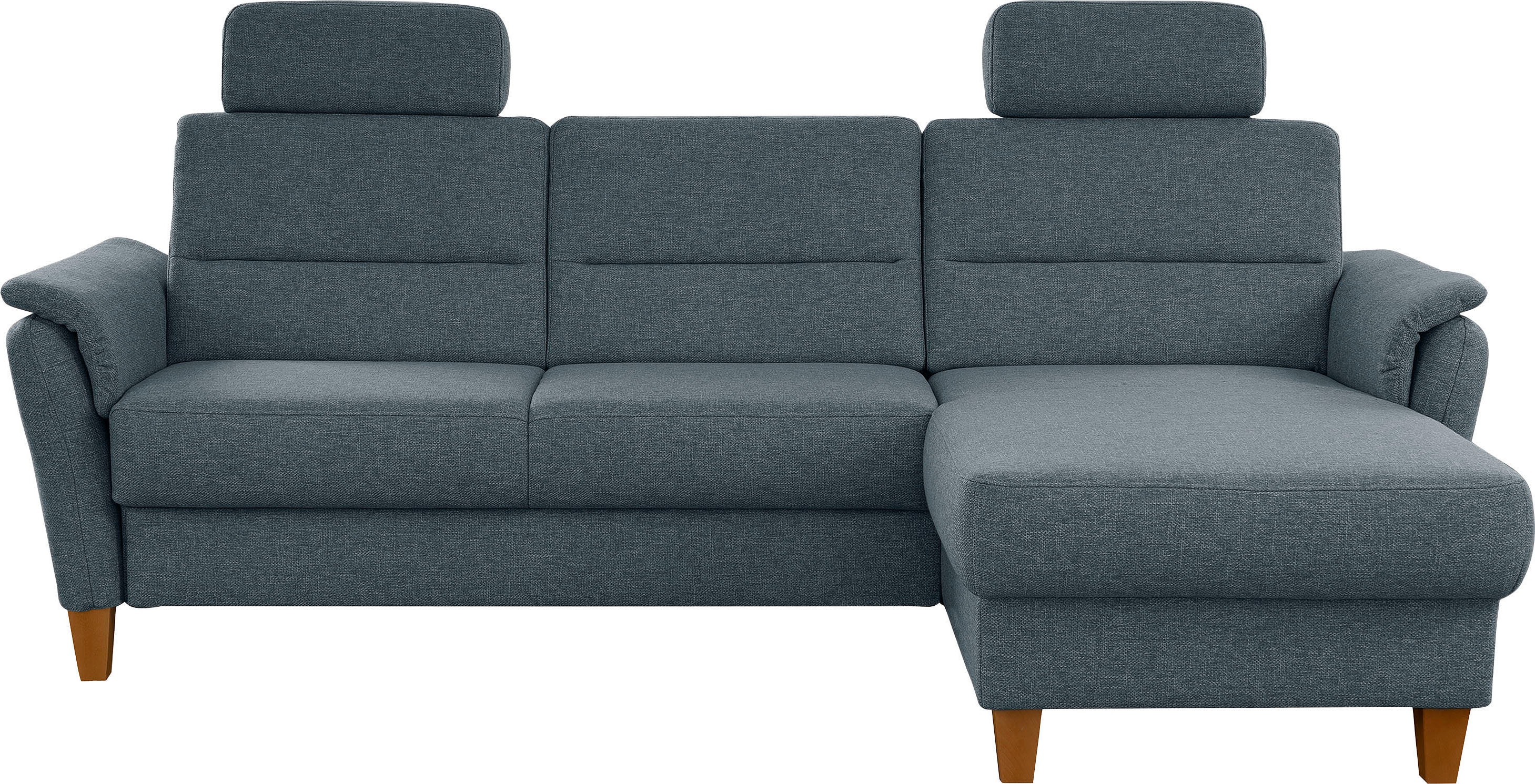 Home affaire Ecksofa "Palmera L-Form, B: 244 cm - OTTO. Verlässliche Qualität." optional Schlaffunktion & Bettkasten, Federkern