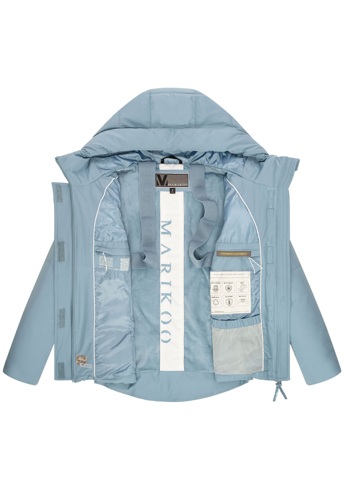 Marikoo Outdoorjacke »Elira«, mit warmem Teddyfell