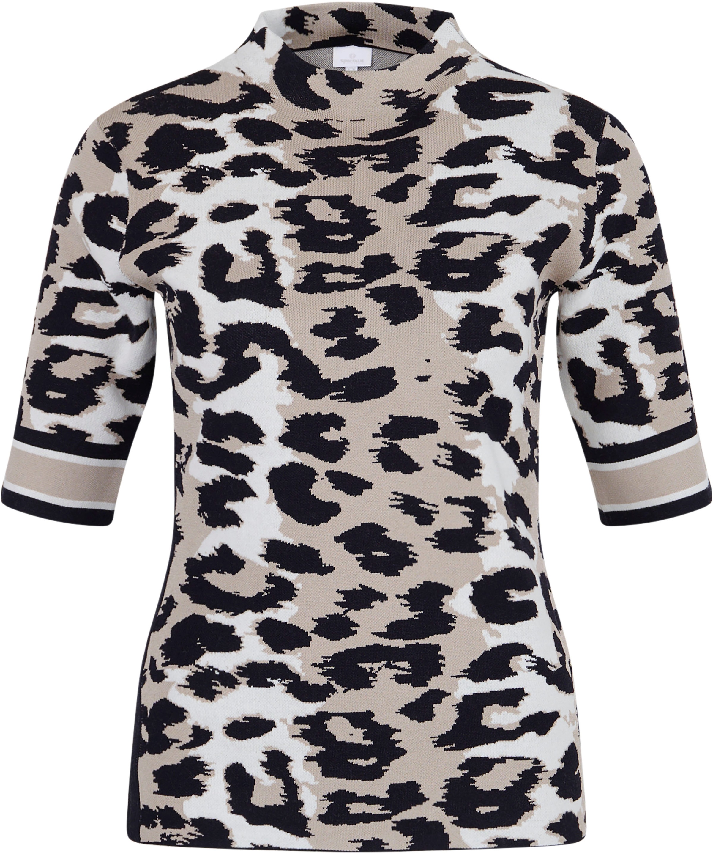 Sportalm Kitzbühel Kurzarmpullover, mit Animalprint günstig online kaufen