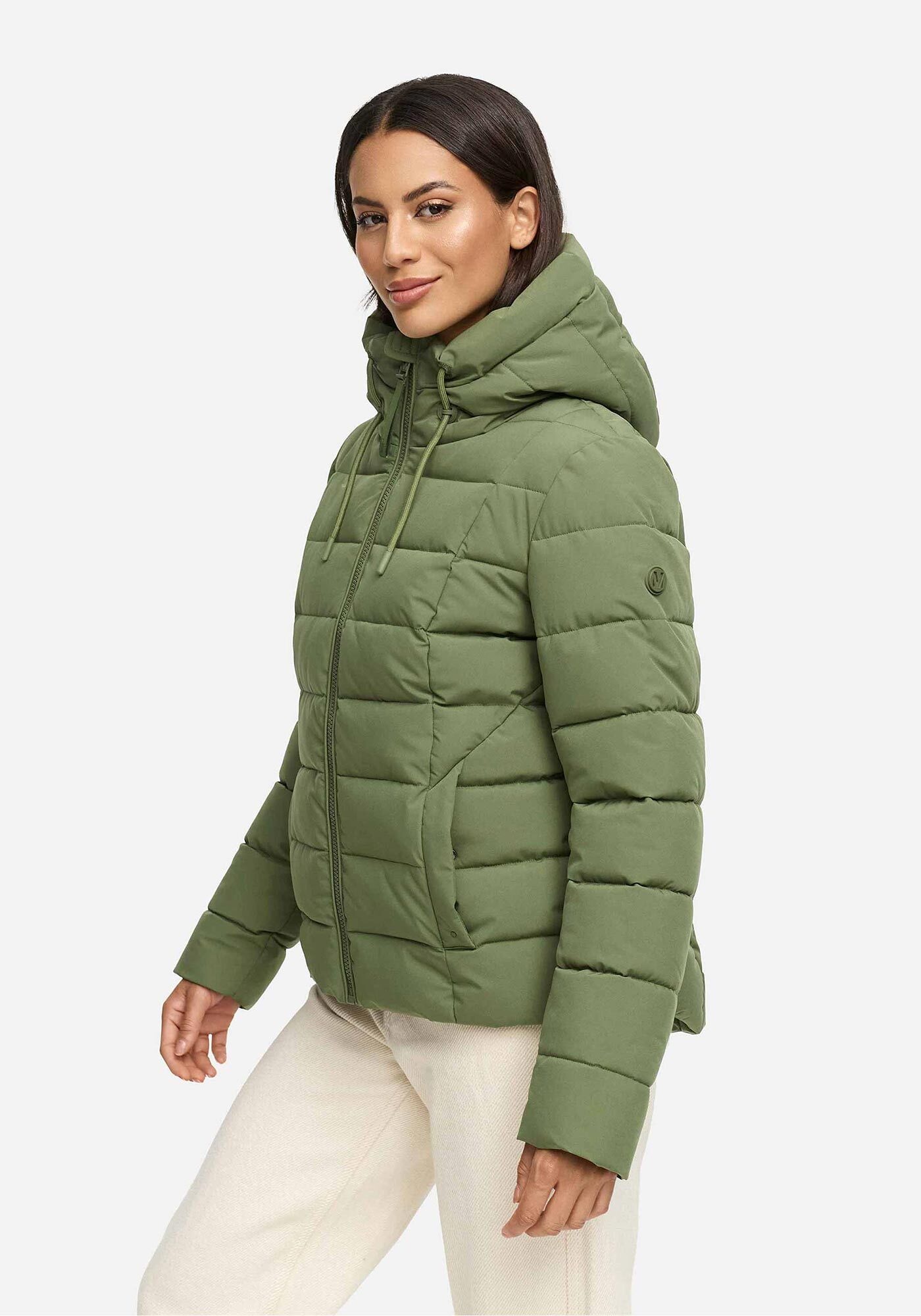 Marikoo Winterjacke »Tayenaa«, mit schmaler Steppung und extra hohem Kragen