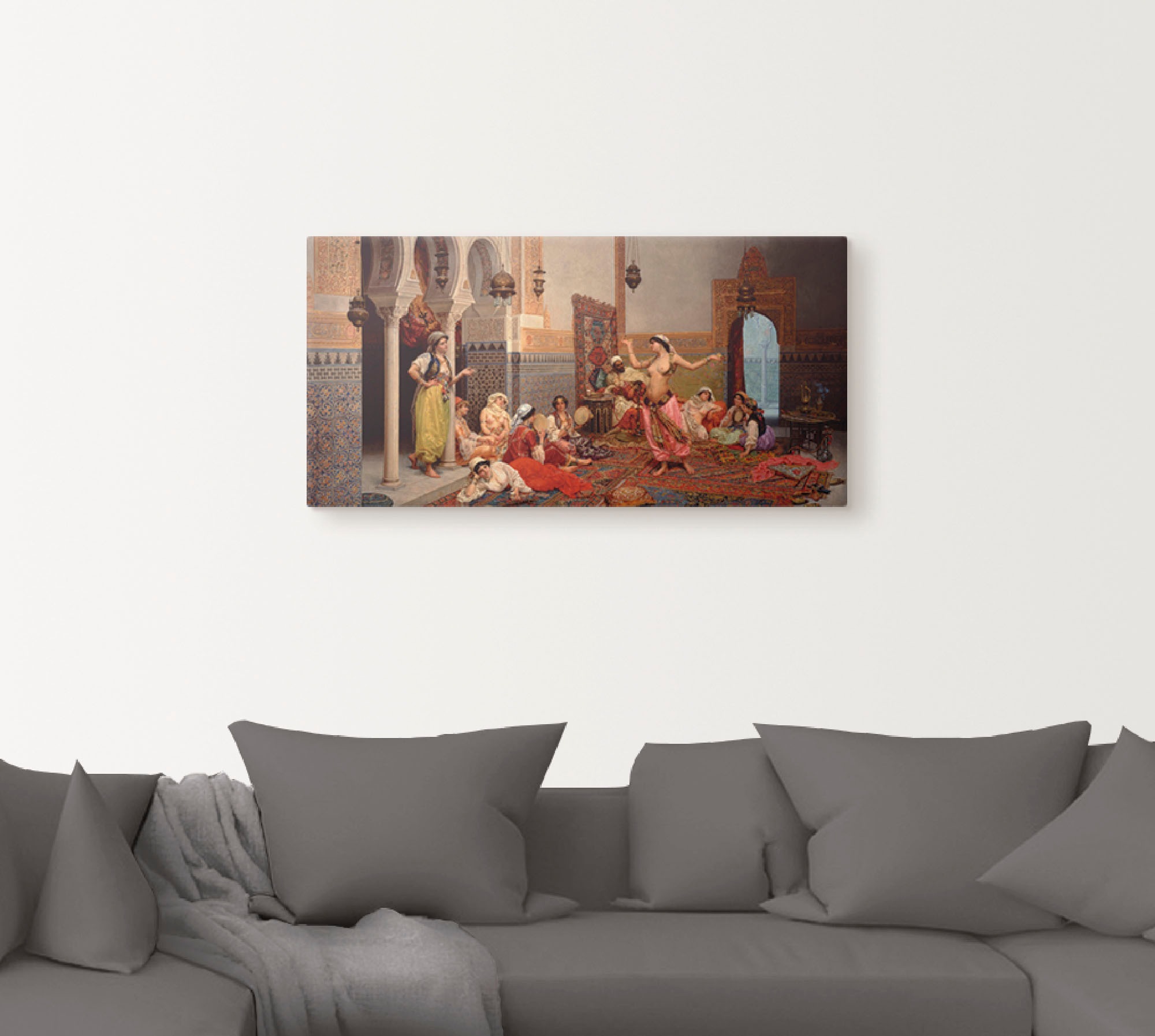 Artland Wandbild »Tanz im Harem.«, Gruppen & Familien, (1 St.), als Leinwandbild, Wandaufkleber in verschied. Größen