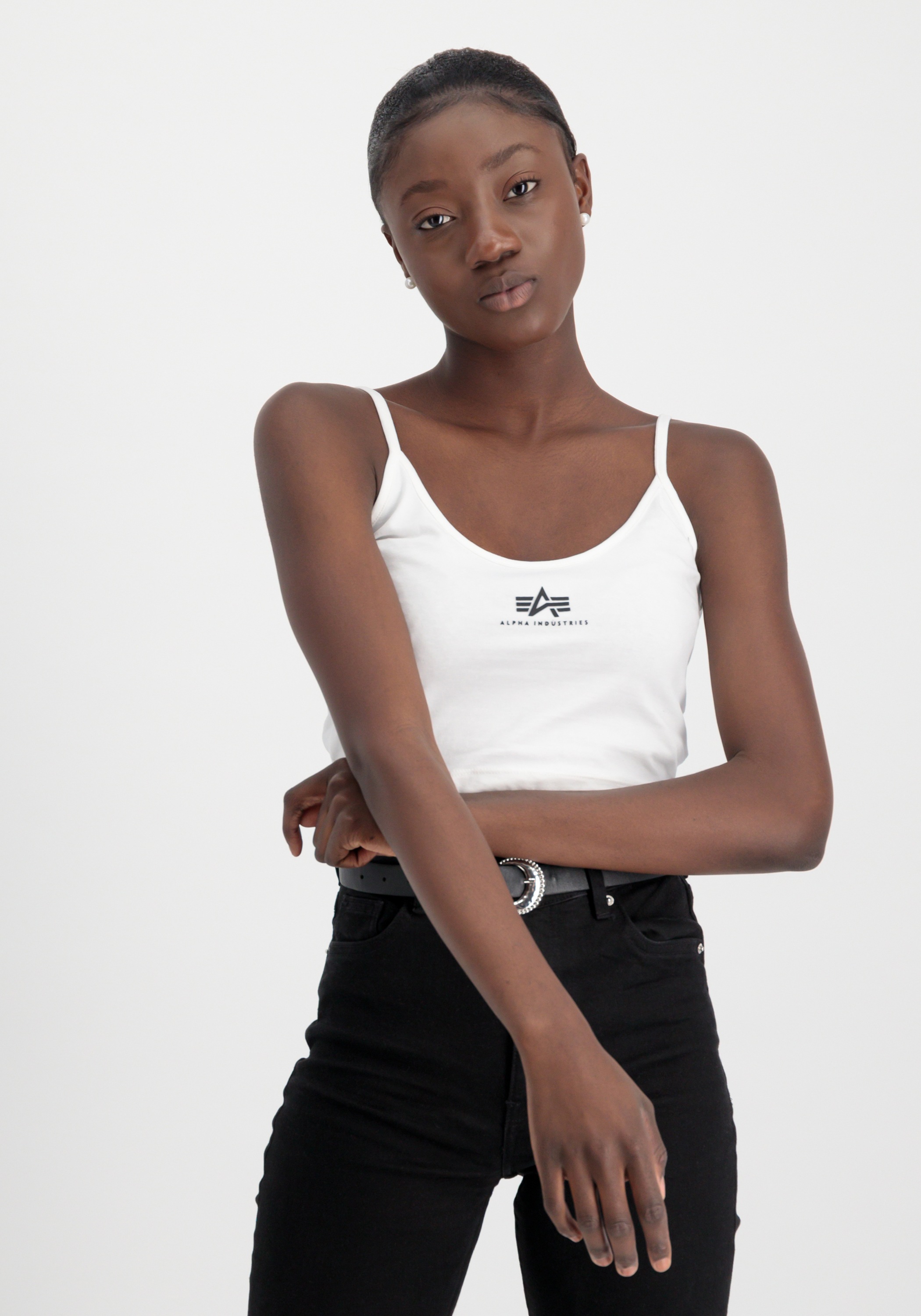 Alpha Industries Muscleshirt "Alpha Industries Women - Tanks Basic Crop-Top SL Women"