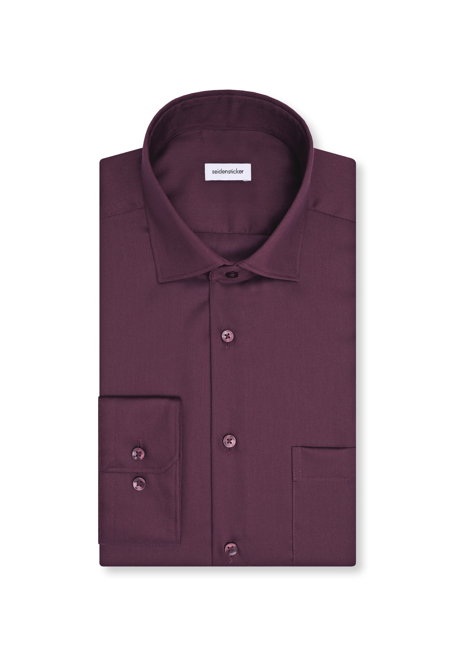 seidensticker Businesshemd »Schwarze Rose« Regular 1/1 Kentkragen Uni