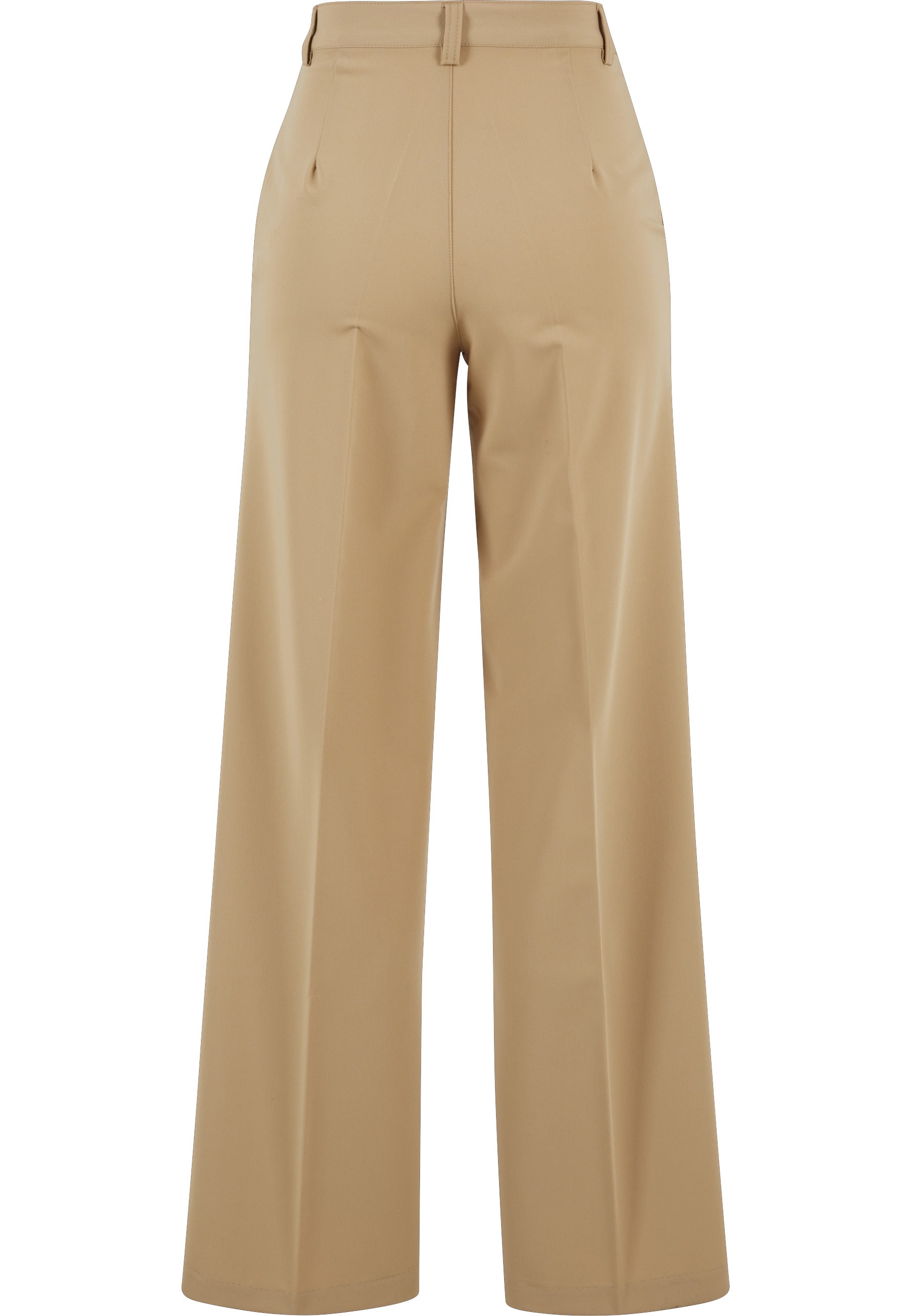 URBAN CLASSICS Stoffhose "Urban Classics Damen Ladies Wide Pleated Pants" günstig online kaufen