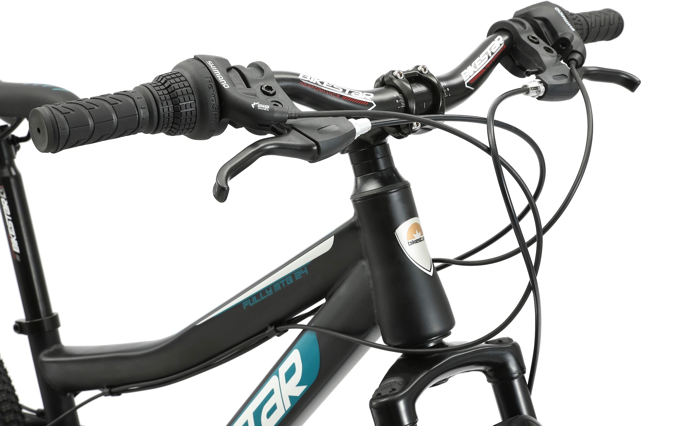 Bikestar Jugendfahrrad, 21 Gang, Shimano, RD-TY21 Schaltwerk, Kettenschaltung