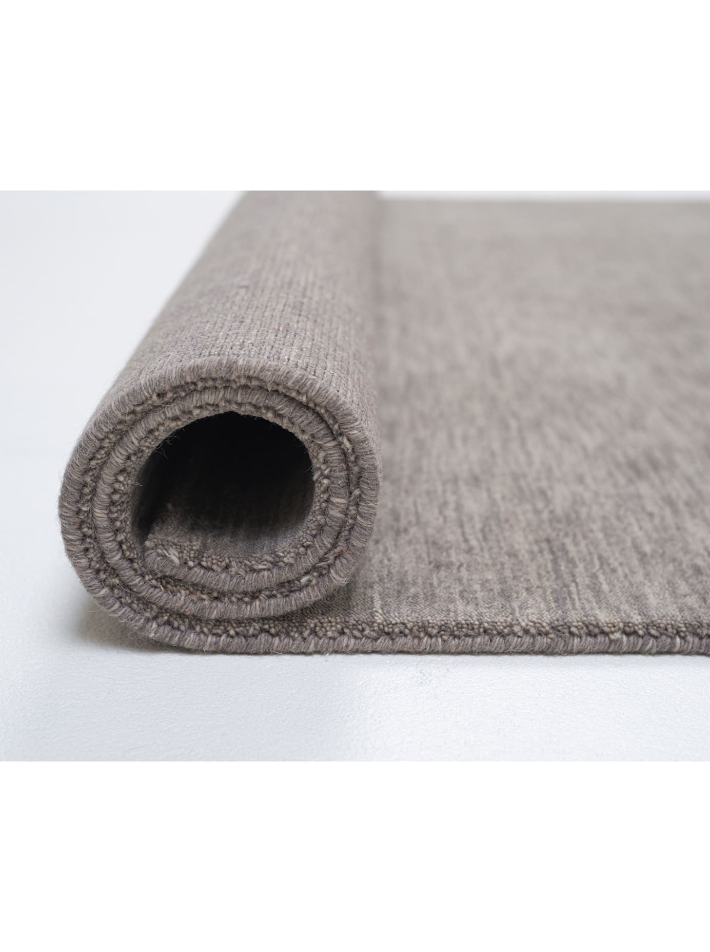 Teppich HEINE HOME Gr. 8, grau, B:190cm H:13mm L:290cm, Wolle, Teppiche, Teppich 3