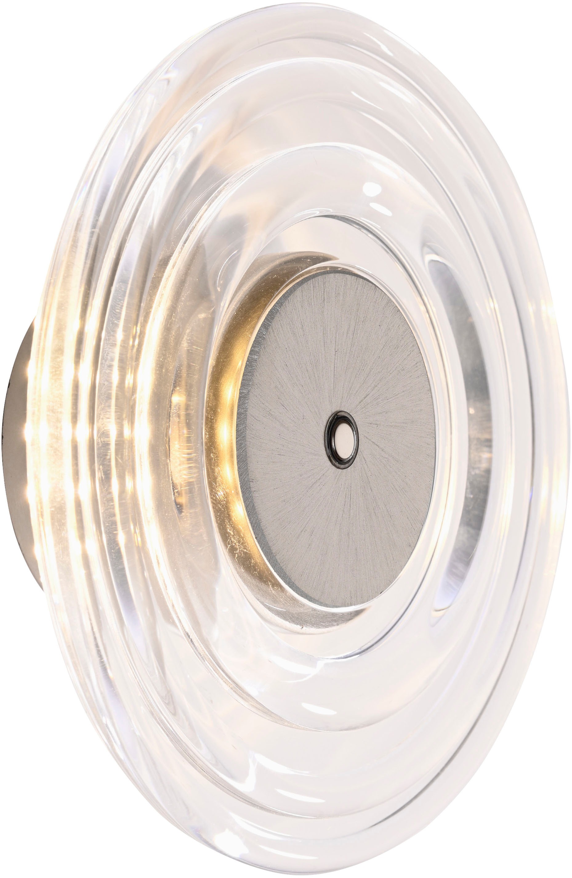 PAUL NEUHAUS LED Wandleuchte "AKKU-SONO", 1, Ø 18cm H: 18cm, 1 Stk.chromfarben, Leuchten, Touchdimmer, Memoryfunktion, Akku betrieben