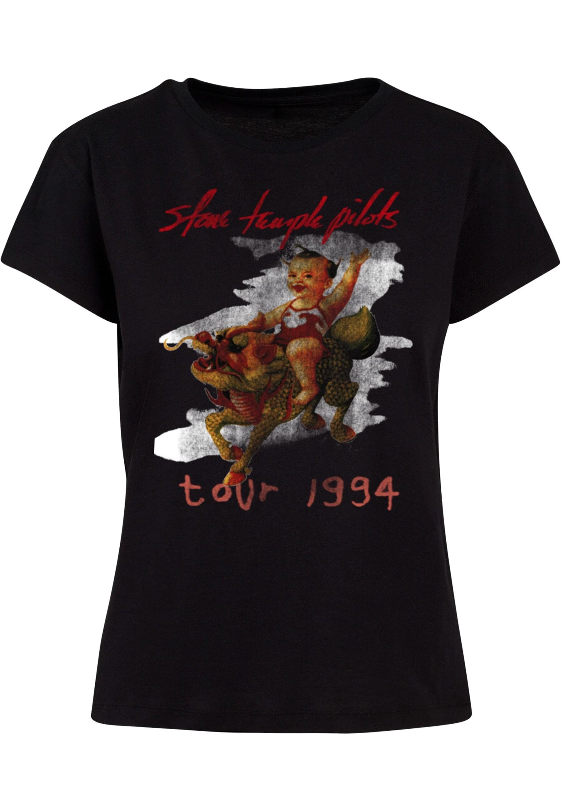 Merchcode T-Shirt »Merchcode Damen Ladies Stone Temple Pilots - Tour 94 Box Tee«, (1 tlg.)
