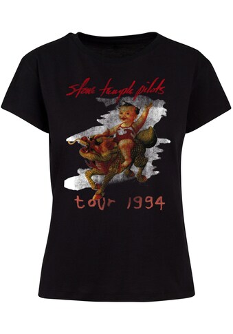 T-Shirt »Merchcode Damen Ladies Stone Temple Pilots - Tour 94 Box Tee«, (1 tlg.)