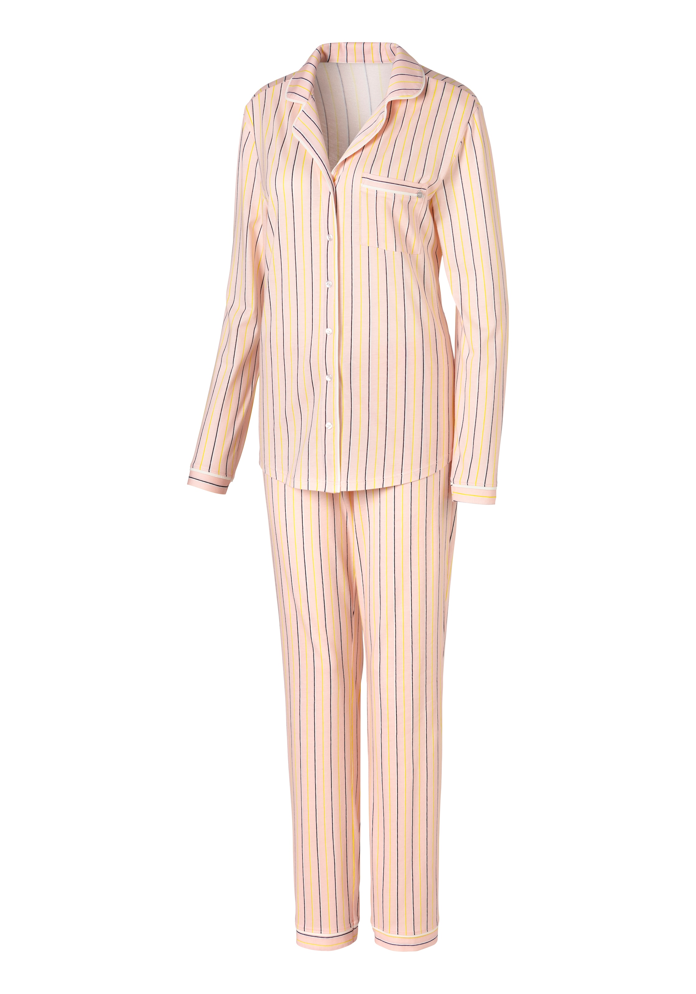 s.Oliver Pyjama, (2 Streifen-design bestellen tlg.), | klassischen BAUR im online