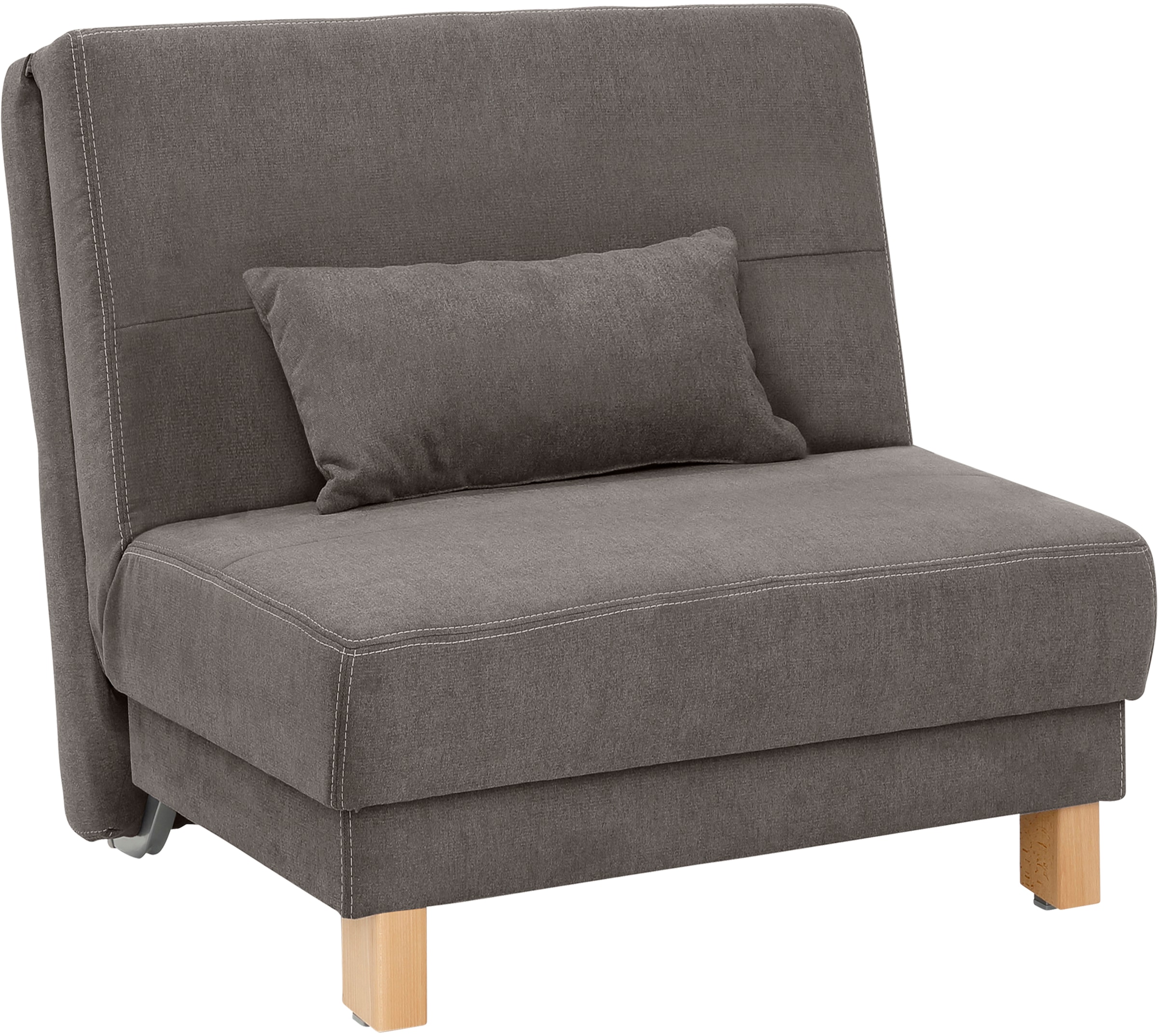 Home affaire Schlafsofa "Gina", vom Sofa zum Bett mit einem Handgriff, in 4 Breiten, Nierenkissen