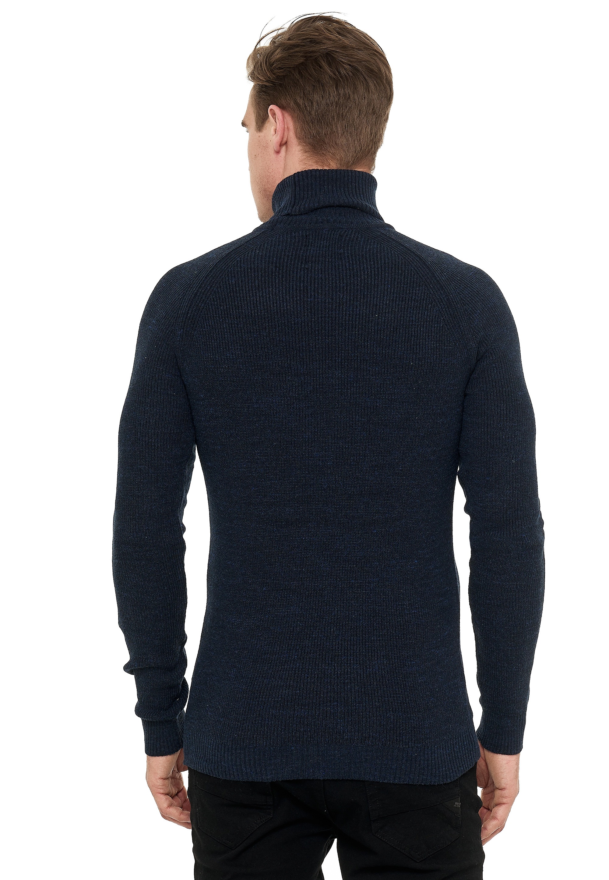 Rusty Neal Rollkragenpullover, mit stilvollem Hochkragen