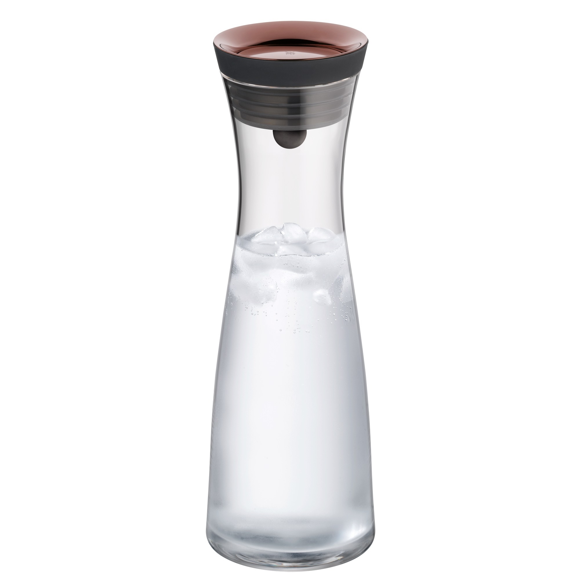 WMF Wasserkaraffe "Basic für Kalt- und Warmgetränke, Silikonrand, 1 l Fassu günstig online kaufen