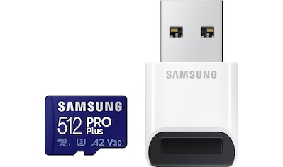 Samsung Speicherkarte »PRO Plus 512GB microSDXC Full HD & 4K UHD inkl.... kaufen