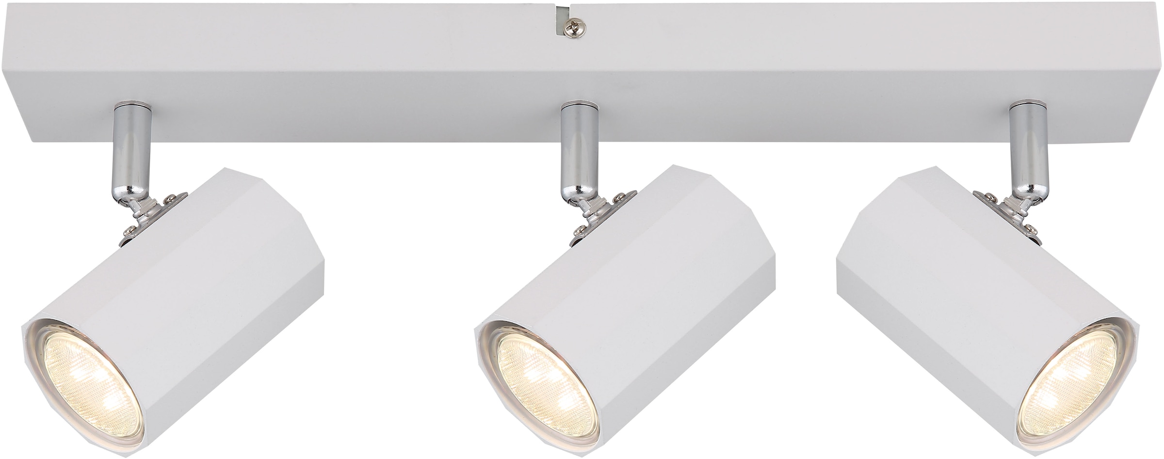 GLOBO LIGHTING Deckenstrahler »JAMES«, Leuchtmittel GU10 | ohne Leuchtmittel, Deckenspot/weiß/Wohnzimmer/Flur/Schlafzimmer