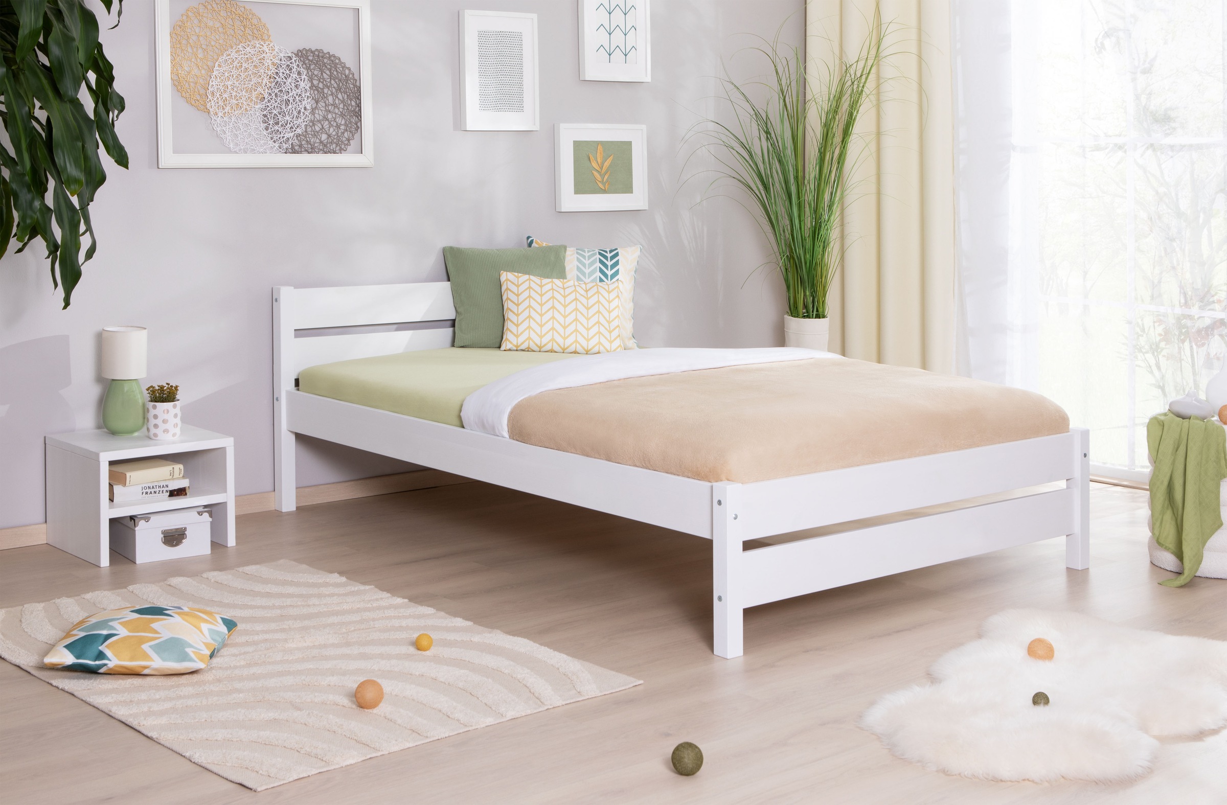 Ticaa Massivholzbett "Bora", ideal fürs Kinder- und Jugendzimmer, inklusive günstig online kaufen