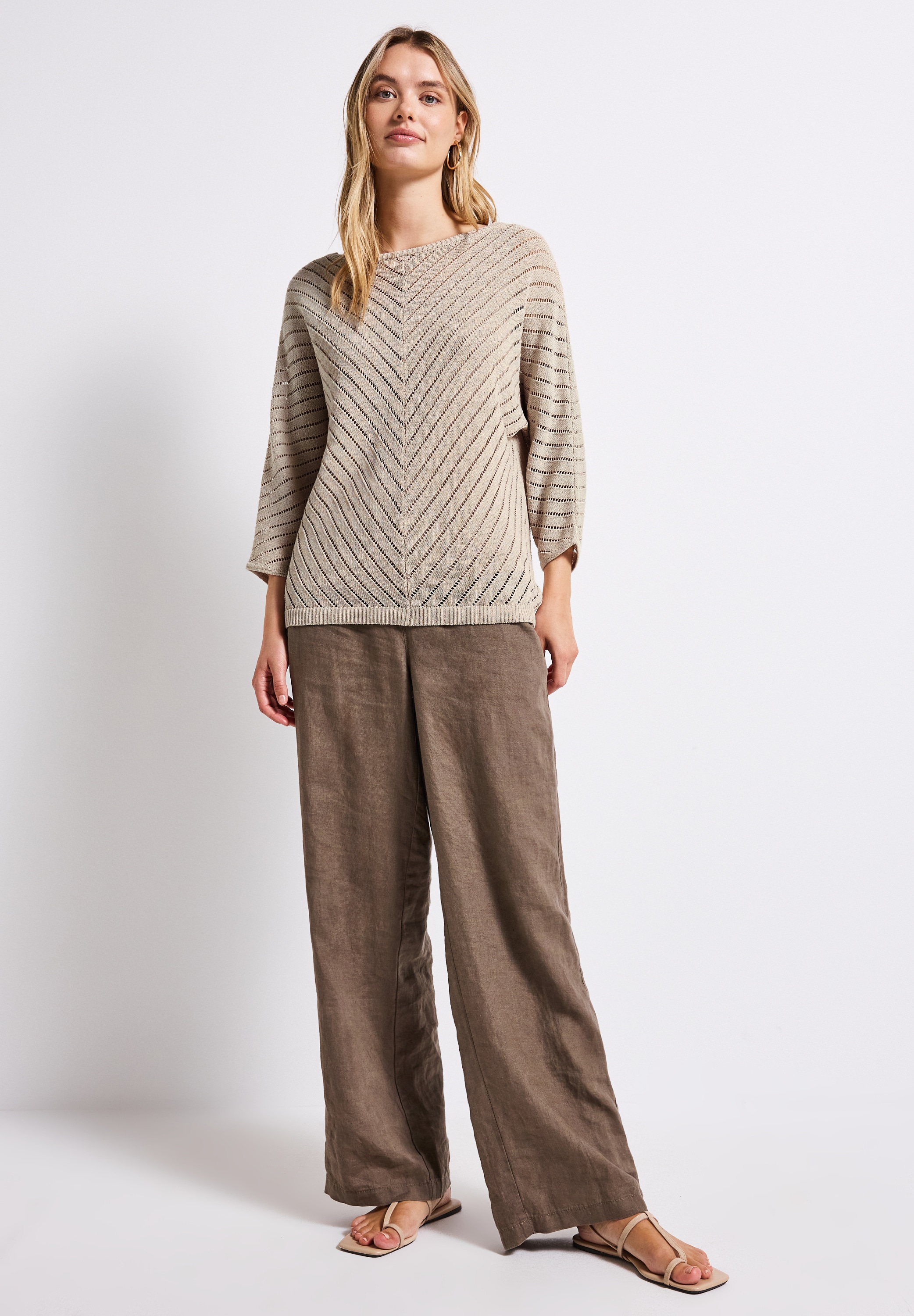 STREET ONE Strickpullover, im soften Baumwoll-Mix