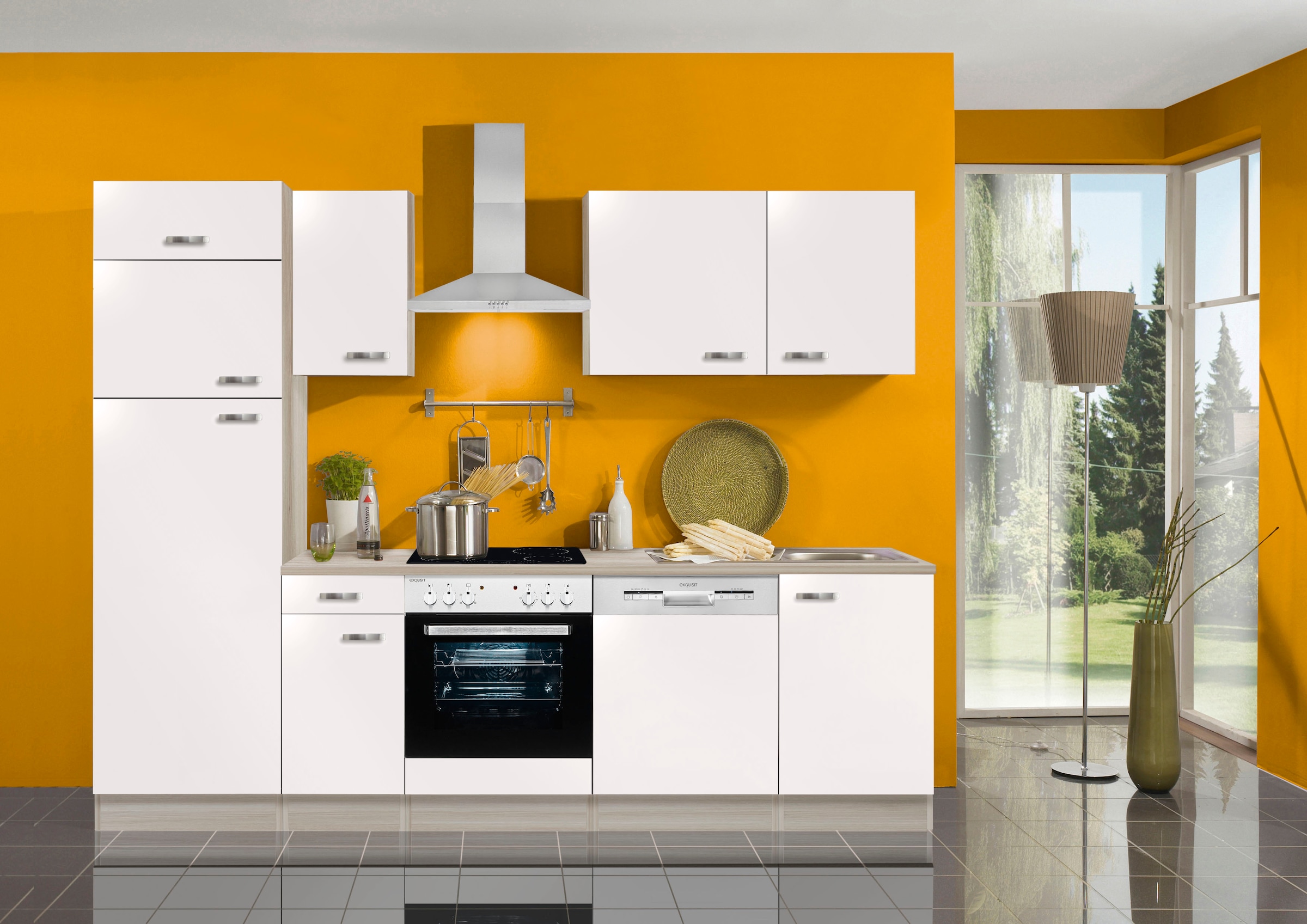 kaufen Küchenzeile BAUR OPTIFIT ohne E-Geräte, »Faro«, Breite | 270 cm