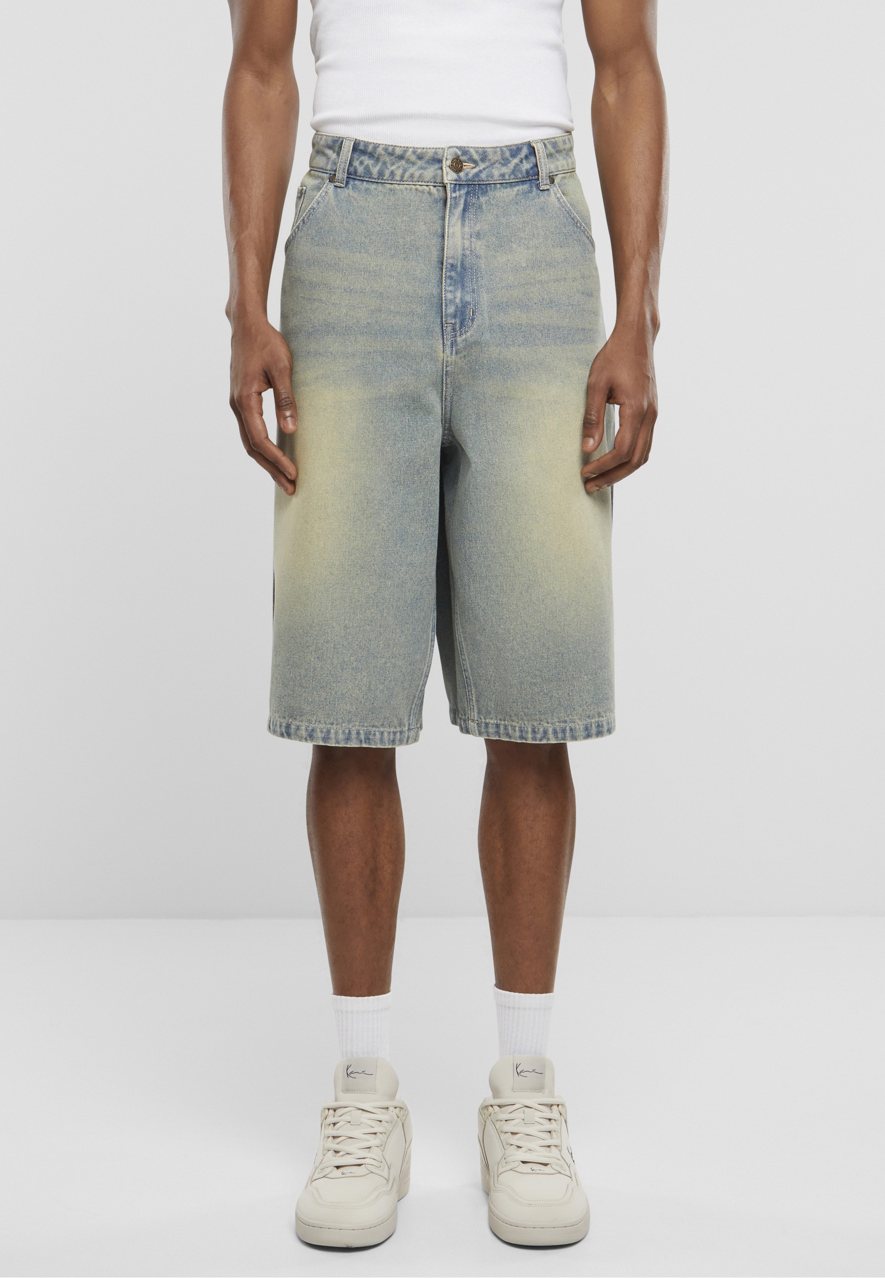 Karl Kani Shorts »Karl Kani Herren Karl Kani OG Denim Baggy Jorts«