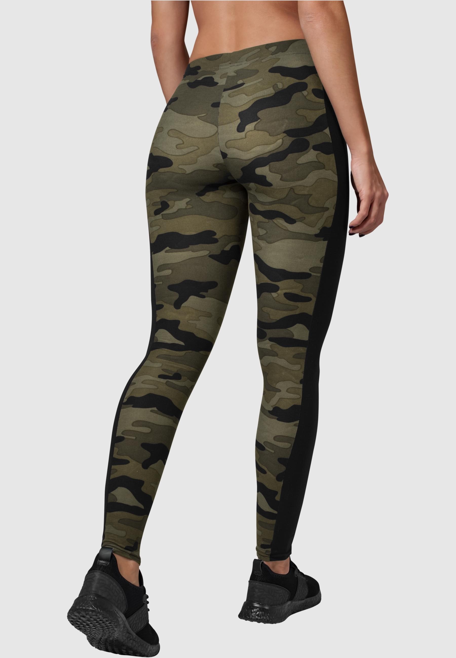 URBAN CLASSICS Leggings »Urban Classics Damen Ladies Camo Stripe Leggings«, (1 tlg.)