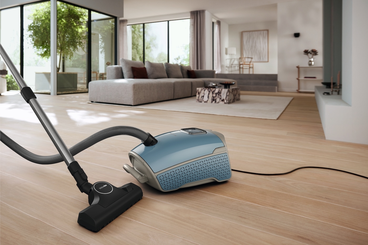 Miele Bodenstaubsauger »Guard L1 mit ComfortFit, Nachfolger Complete C3, 12m Aktionsradius«, 890 W, mit Beutel, Leistungsstark, Premium Design, komfortable Reinigung mit 2in1 Düse