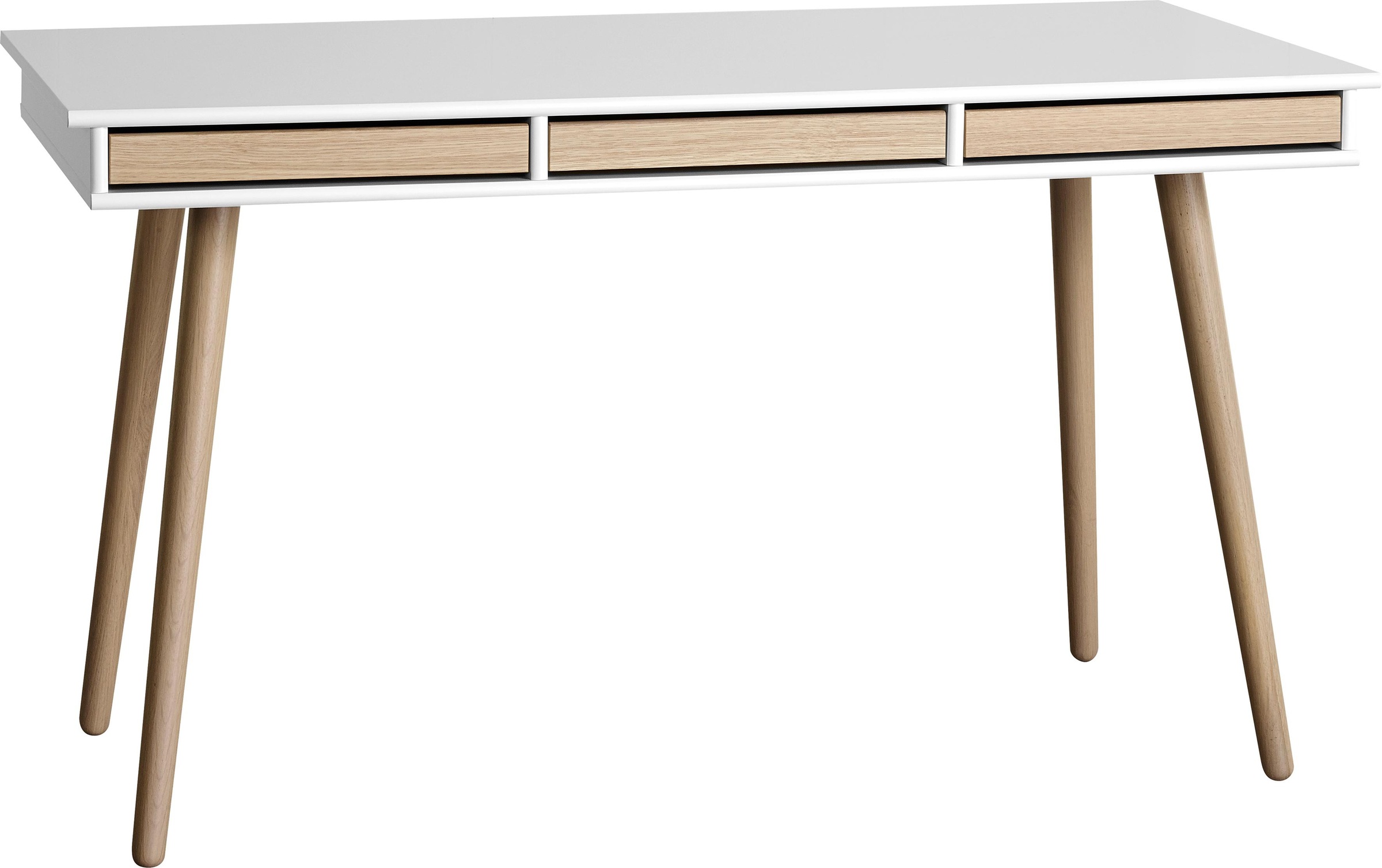 Hammel Furniture Schreibtisch »Mistral Bürotisch, Arbeitstisch, Tisch,  Computertisch«, Holzbeinen, B: 137,4 cm, Designmöbel | BAUR