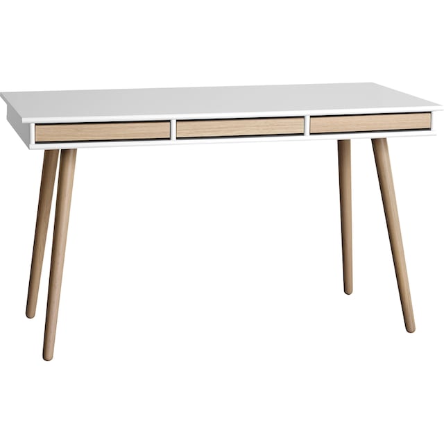 Hammel Furniture Schreibtisch »Mistral Bürotisch, Arbeitstisch, Tisch,  Computertisch«, Holzbeinen, B: 137,4 cm, Designmöbel | BAUR