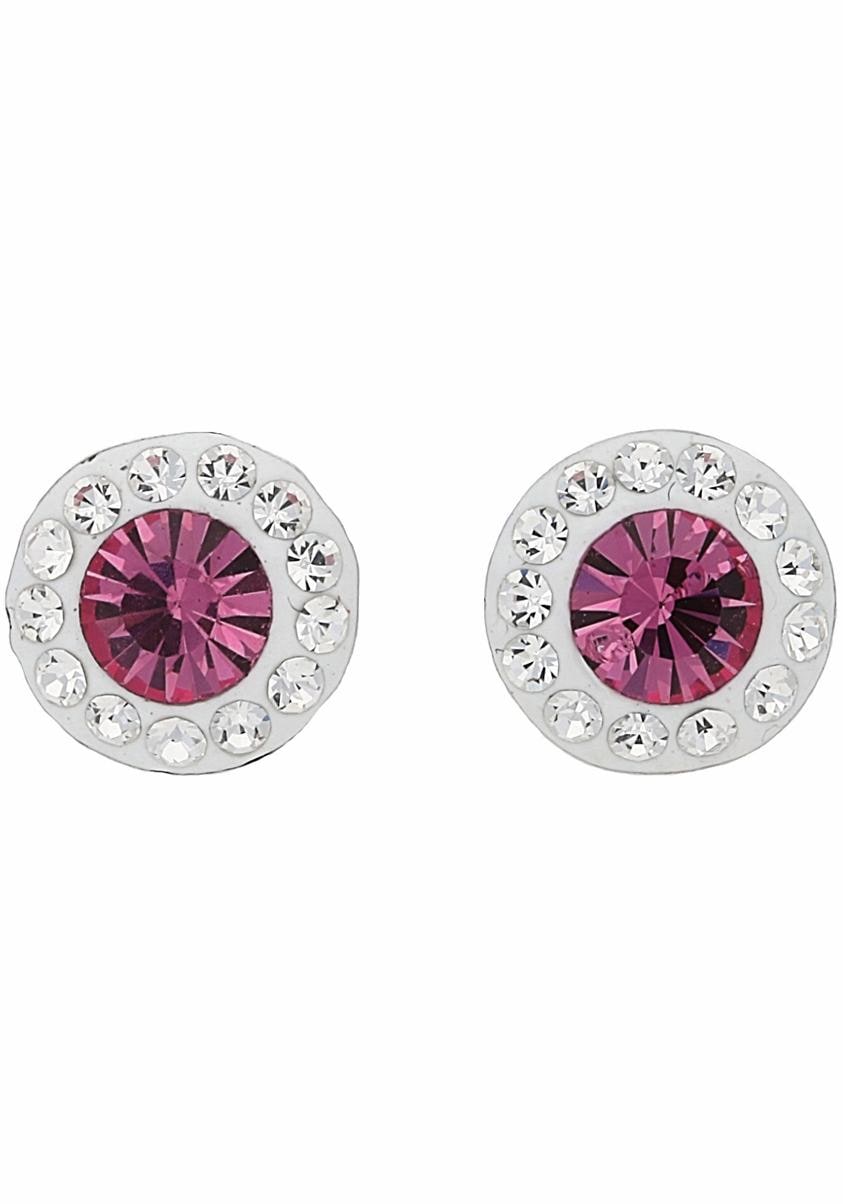 Firetti Paar Ohrstecker »Schmuck Geschenk Silber 925 Ohrschmuck pink &  weiß«, zu Kleid, Shirt, Jeans, Sneaker! Anlass Geburtstag Weihnachten für  bestellen | BAUR