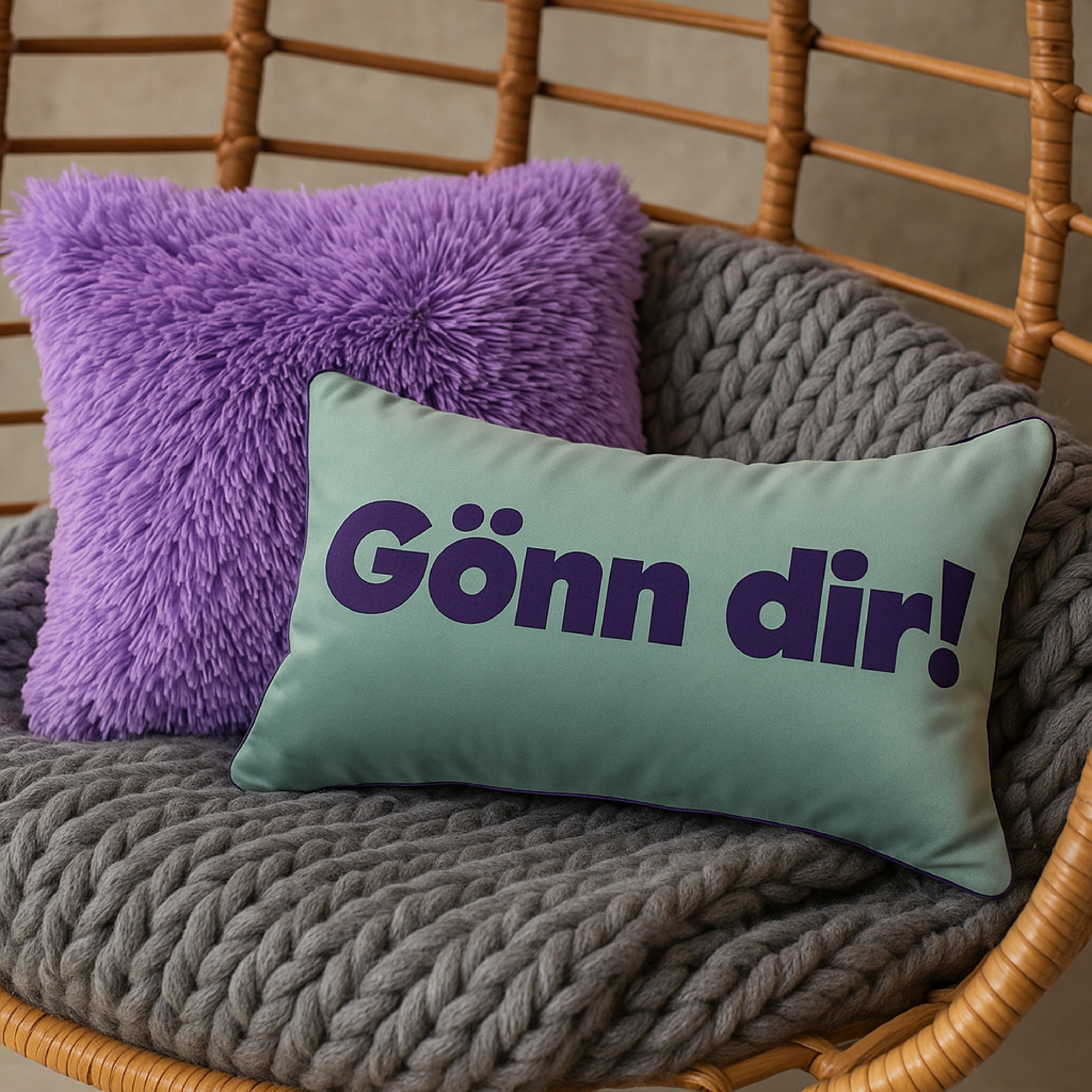 Thumbnail - done. Kissenhülle "Vibe" Weicher Samtstoff