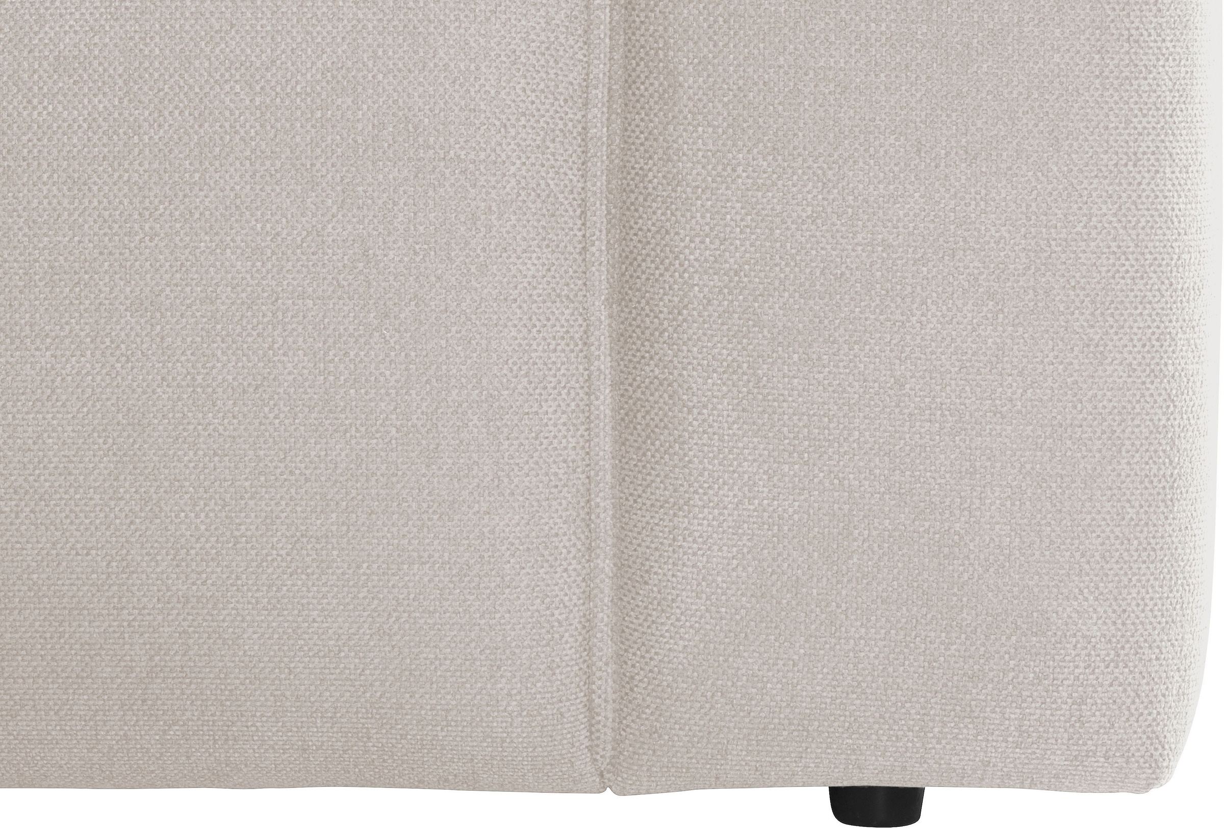andas Ecksofa »Noord mit Kedernaht, Breite 234 cm, L-Form«, Cord, Struktur, Webstoff, mit Wellenunterfederung, Massivholzrahmen