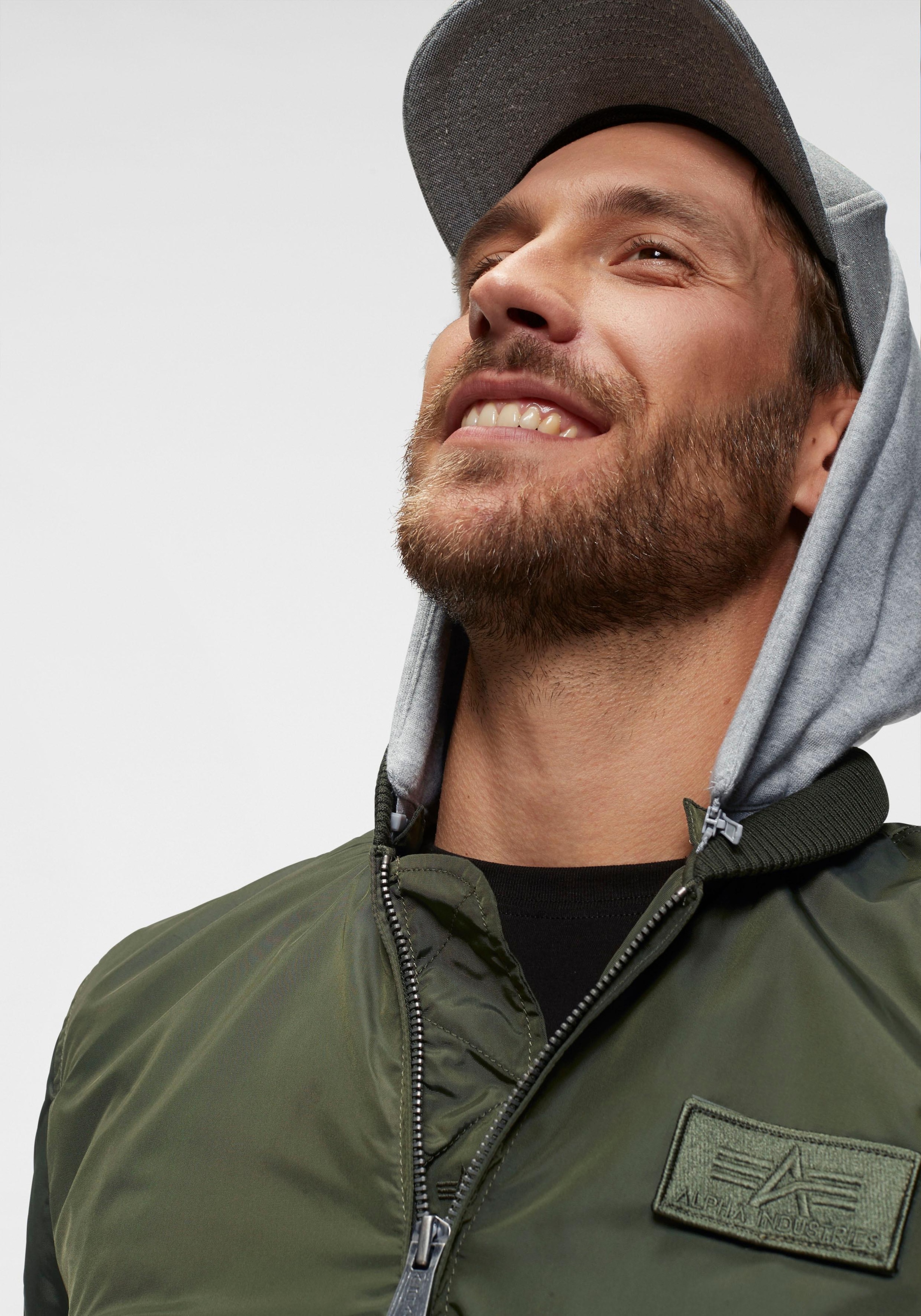 Alpha Industries Bomberjacke »MA-1 TT HOOD«, mit Kapuze