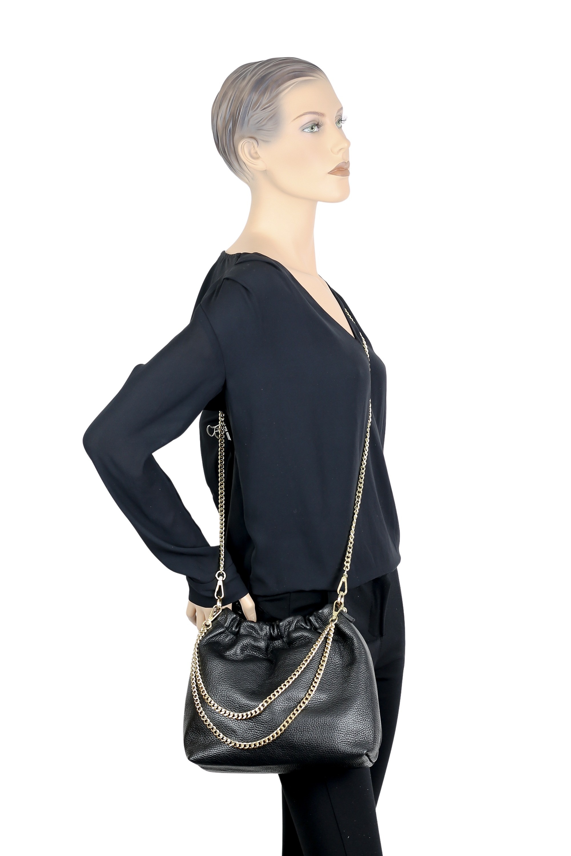 COLLEZIONE ALESSANDRO Umhängetasche »Chicca«, aus echtem Leder, Umhängebeutel