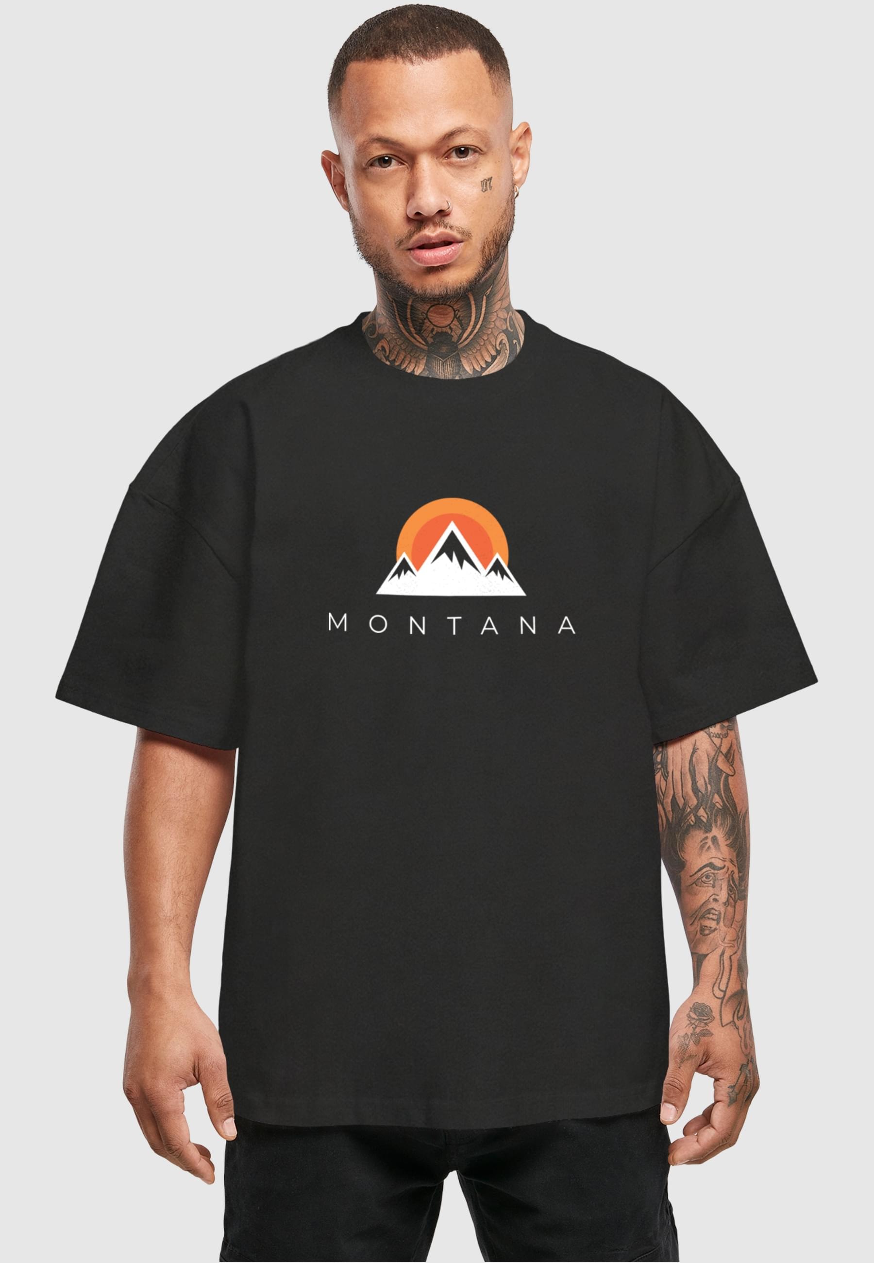 Merchcode T-Shirt »Merchcode Herren Montana X Ultra Heavy Cotton Box T-Shirt«