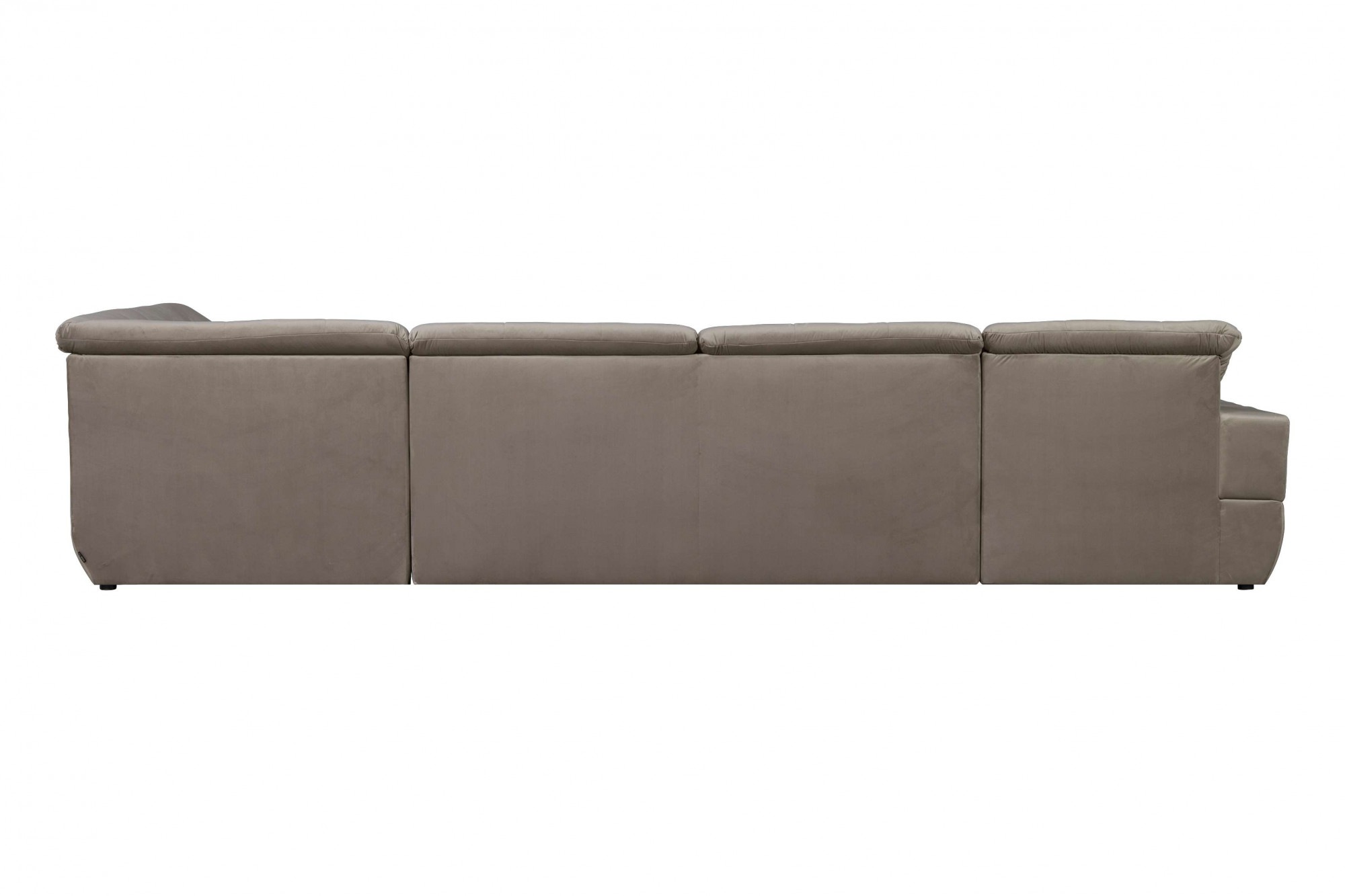 INOSIGN Wohnlandschaft »BRISBANE NEU U-Form«, mit feiner Steppung, Matten-Optik, incl. Zierkissen