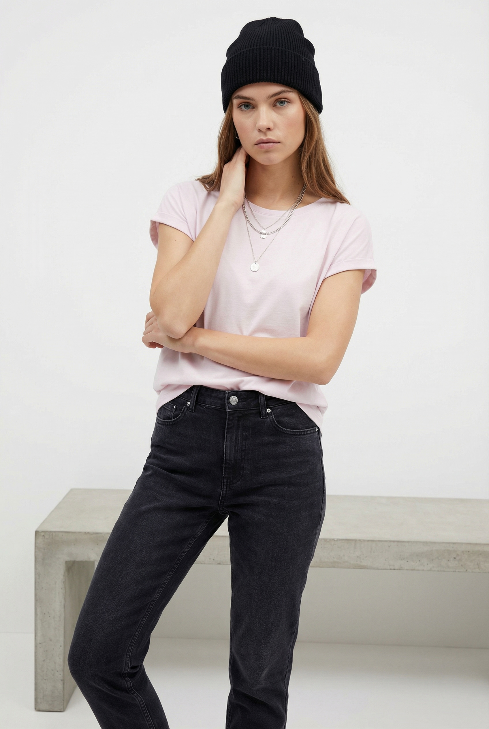 Vila Rundhalsshirt "VIDREAMERS NEW PURE T-SHIRT/SU-NOOS" Baumwollmischung, günstig online kaufen