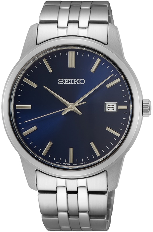 Seiko Quarzuhr »SUR399P1«, Armbanduhr, Herrenuhr, Damenuhr, Datum, Edelstahlarmband