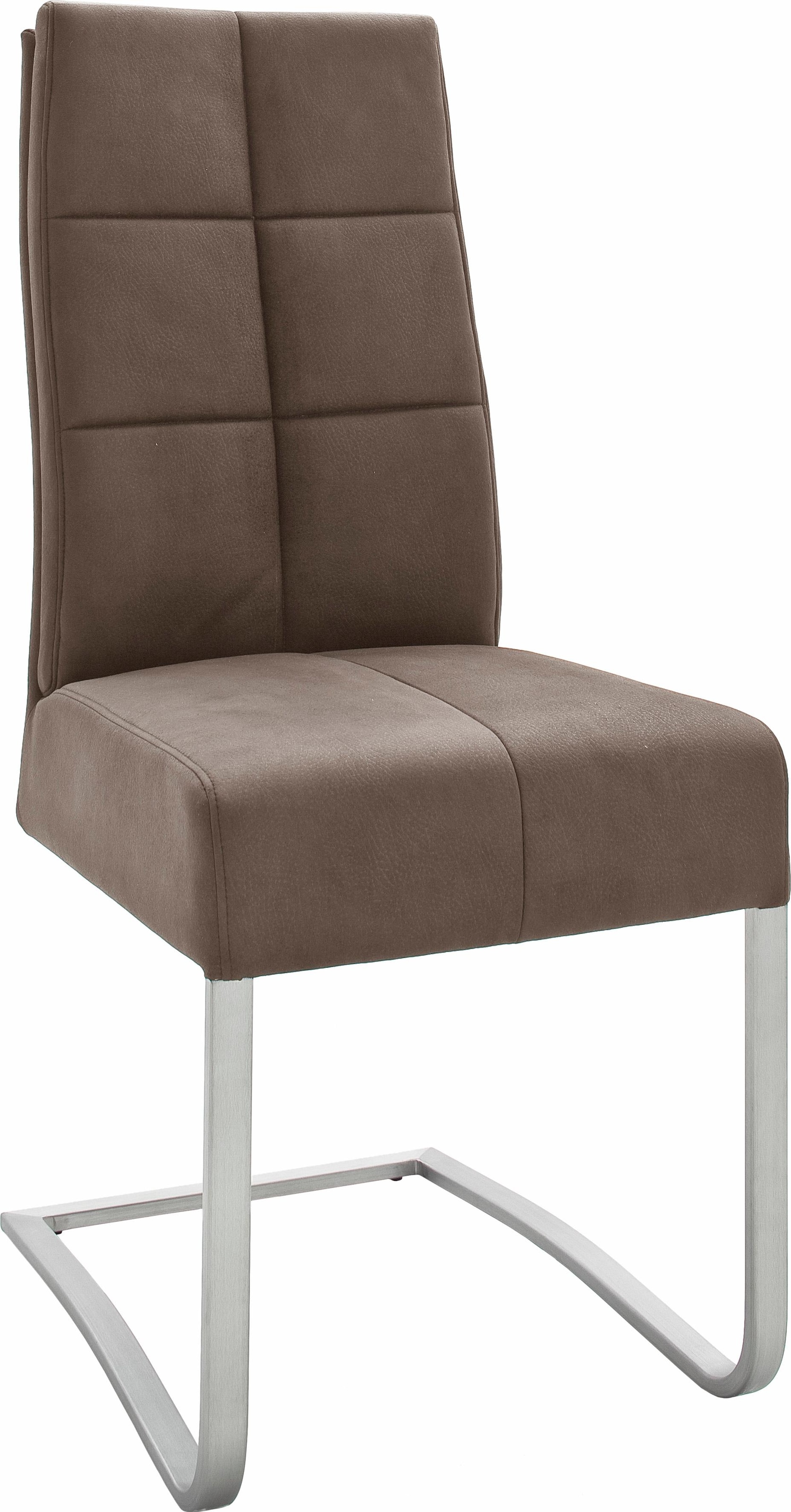 MCA furniture Esszimmerstuhl Tonnentaschenfederkern, »Salva St., | BAUR 120 bestellen mit bis Microfaser, Schwingstuhl«, max. 2 (Set), belastbar kg