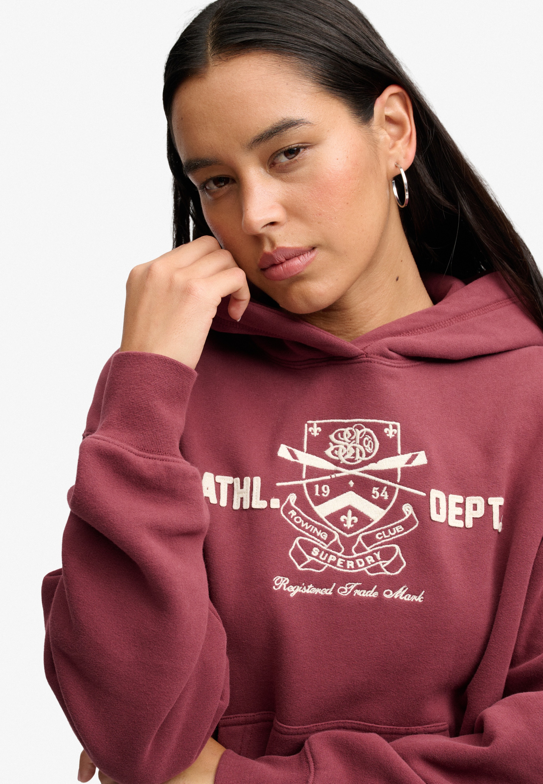 Superdry Kapuzensweatshirt »COUNTRY CLUB HOOD«, Baumwollmischung, relaxed fit
