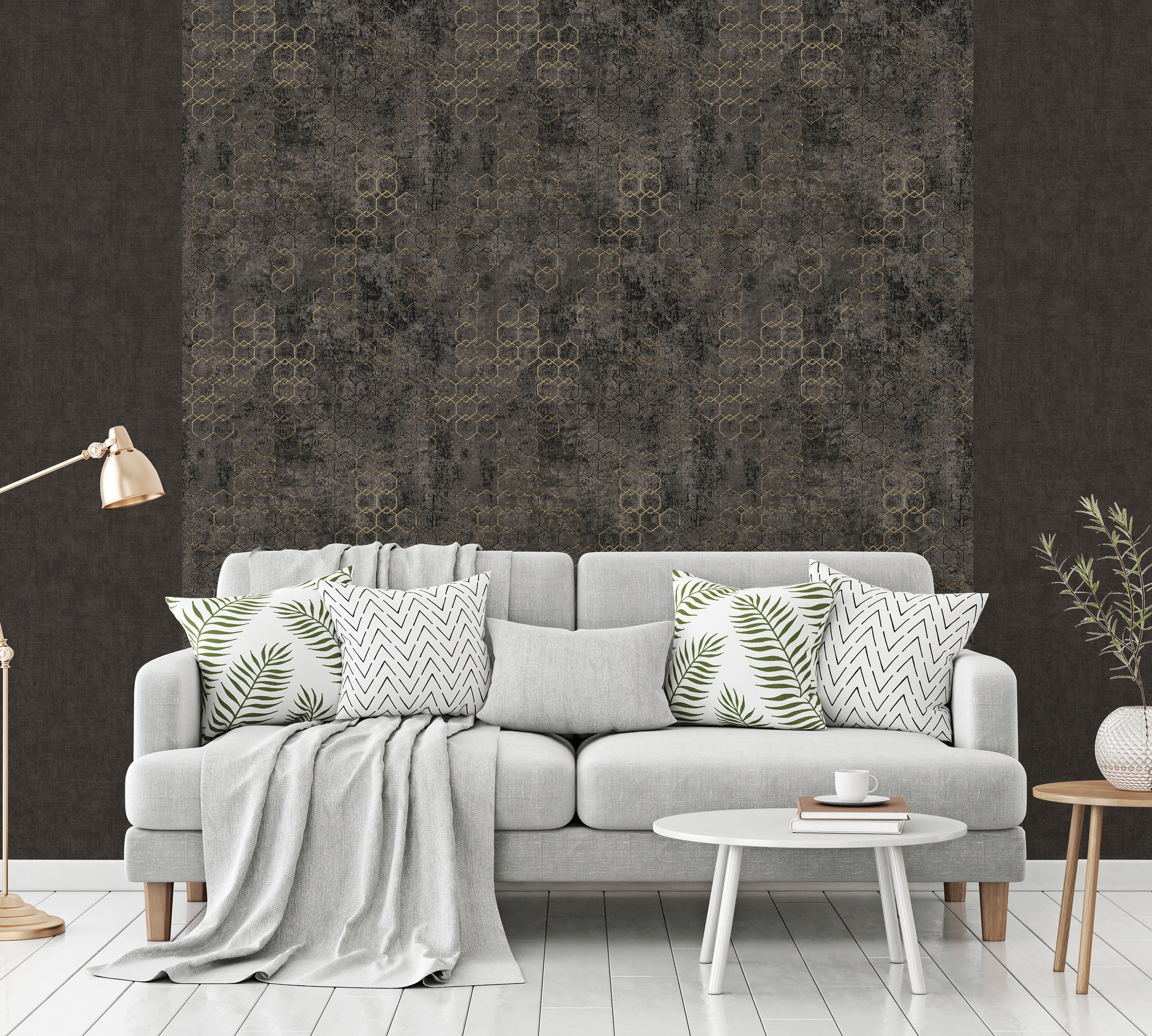 living walls Vliestapete »New Walls Urban Grace geometrisch grafisch«, grafisch, Geometrische Tapete Design