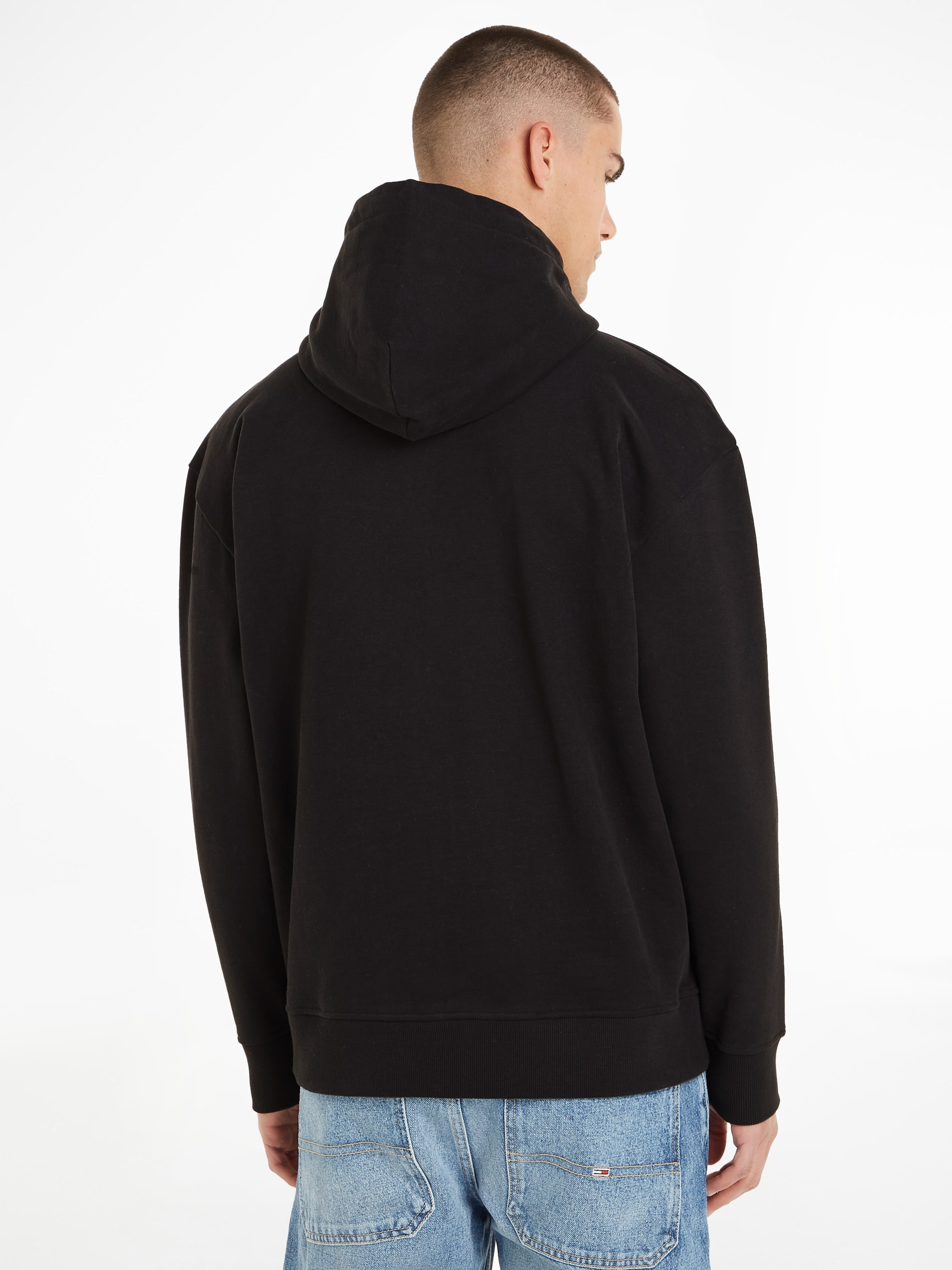 Tommy Jeans Sweatjacke "TJM RLX SIGNATURE ZIP-THRU EXT", mit Kordel günstig online kaufen